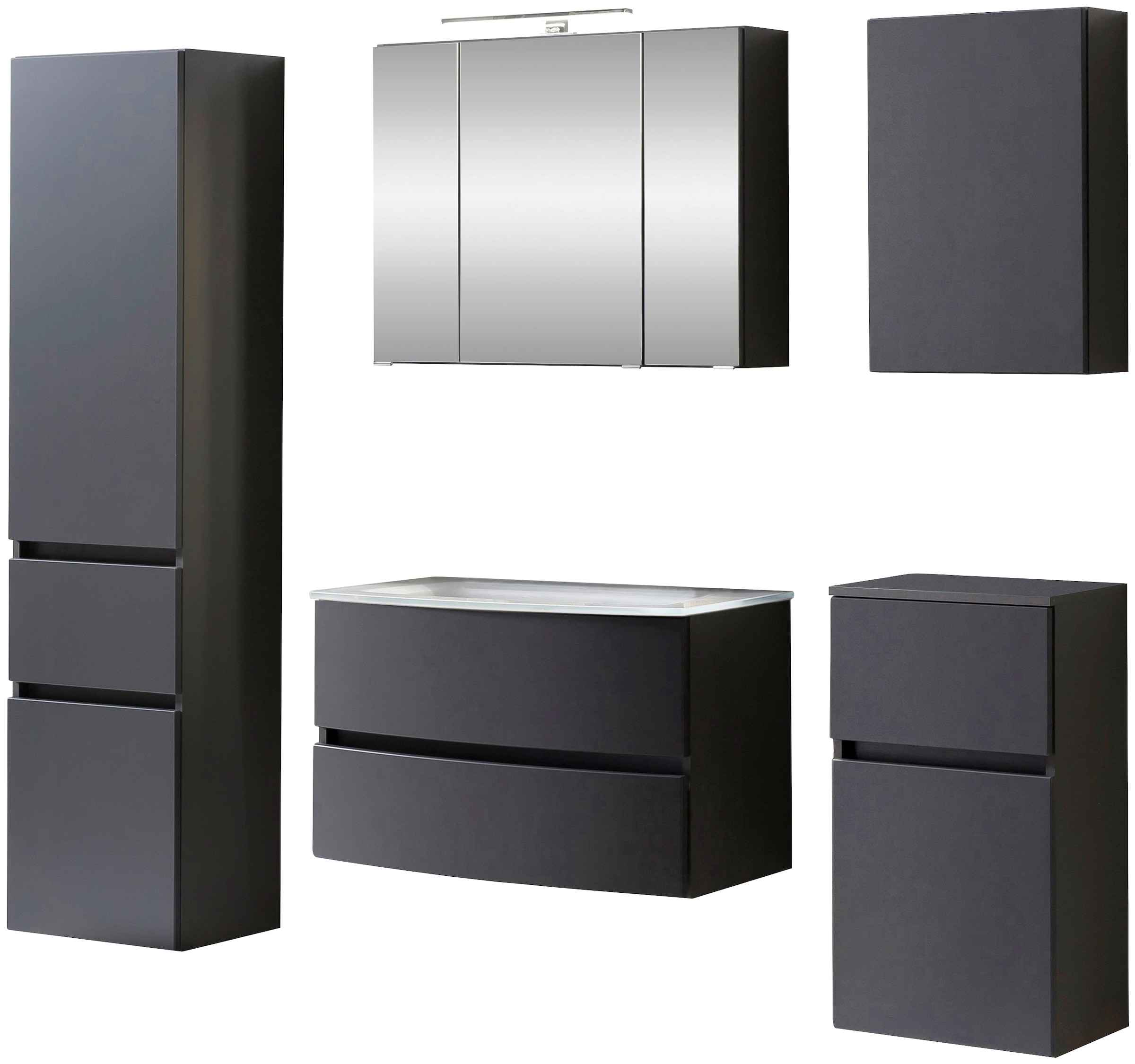 welltime Badezimmer-Set "Kaunas" Set, 5 Stk. tlg. günstig online kaufen