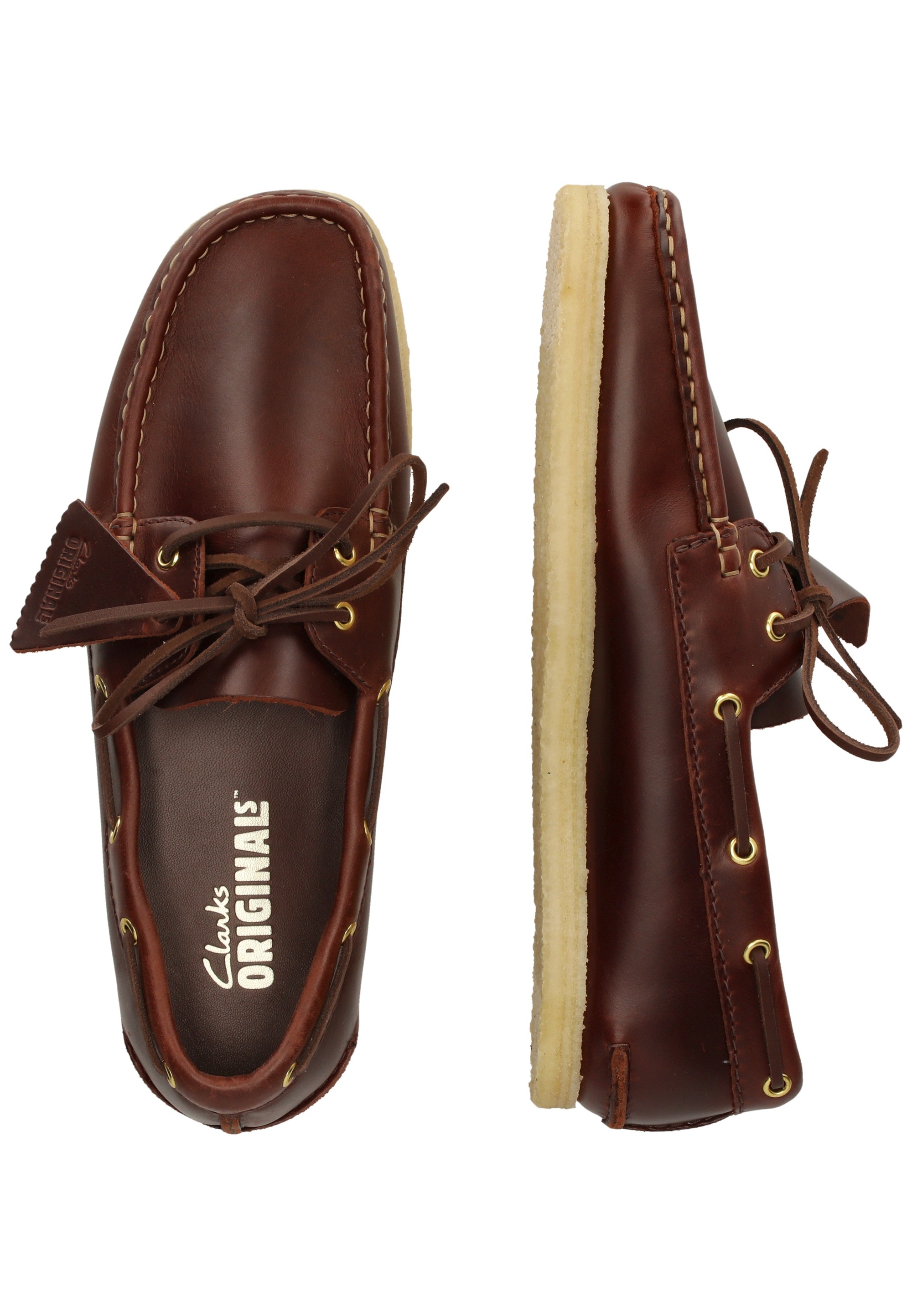 Clarks Bootsschuh »Godney Boat«  mit flexibler Krepp-Sohle