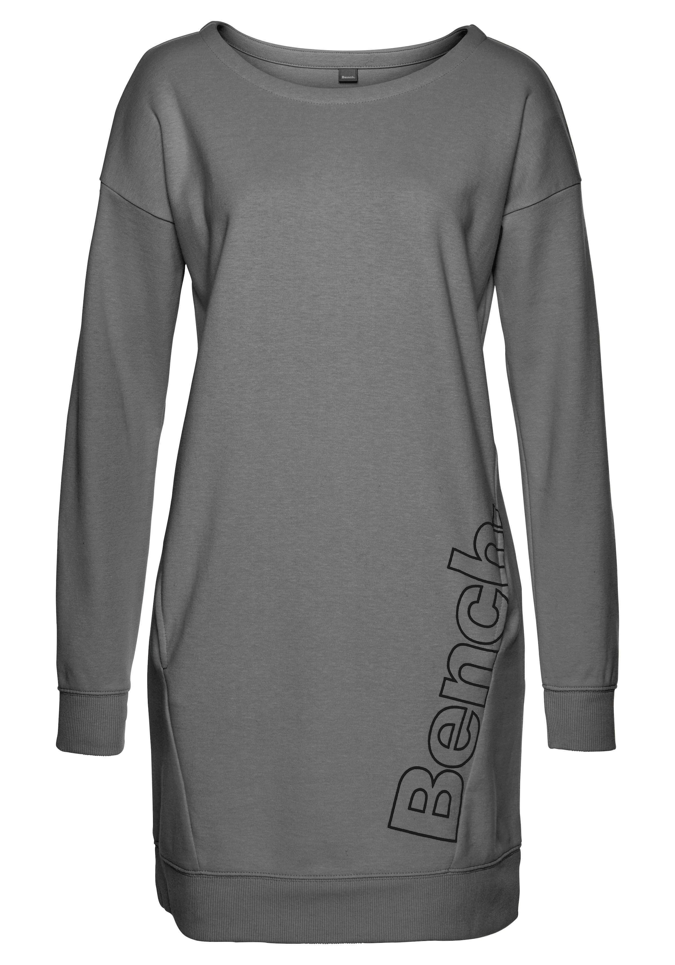 Bench. Sweatkleid mit kaufen Rundhalsausschnitt | online BAUR