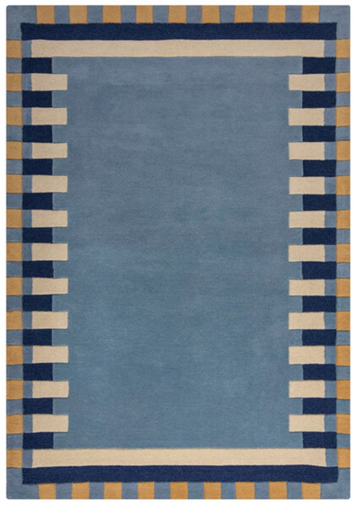 FLAIR RUGS Wollteppich "Kai Wool Border" rechteckig 10 mm Höhe Kai Wool Bor günstig online kaufen