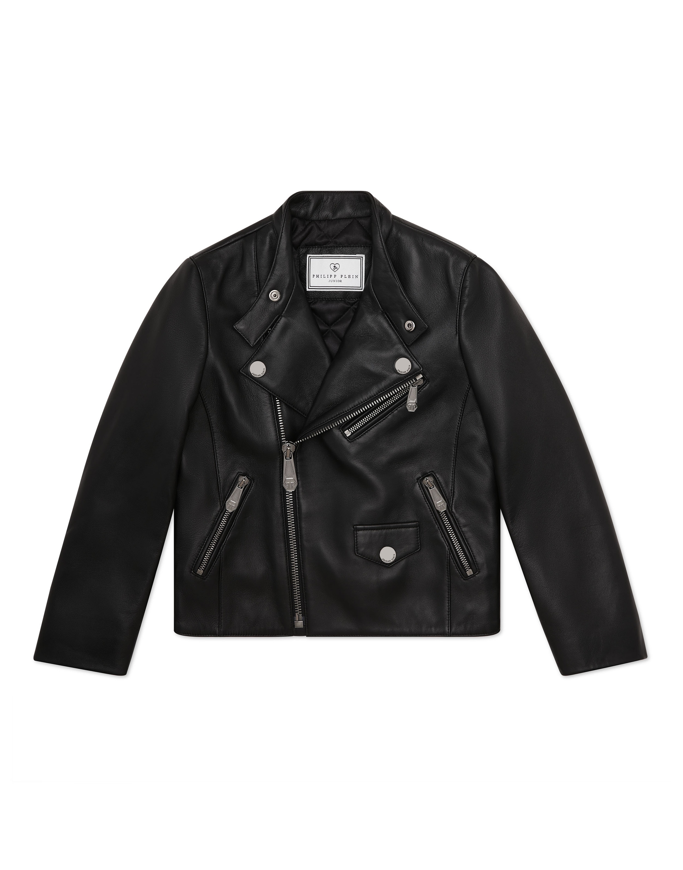 PHILIPP PLEIN "Leder-Bikerjacke"