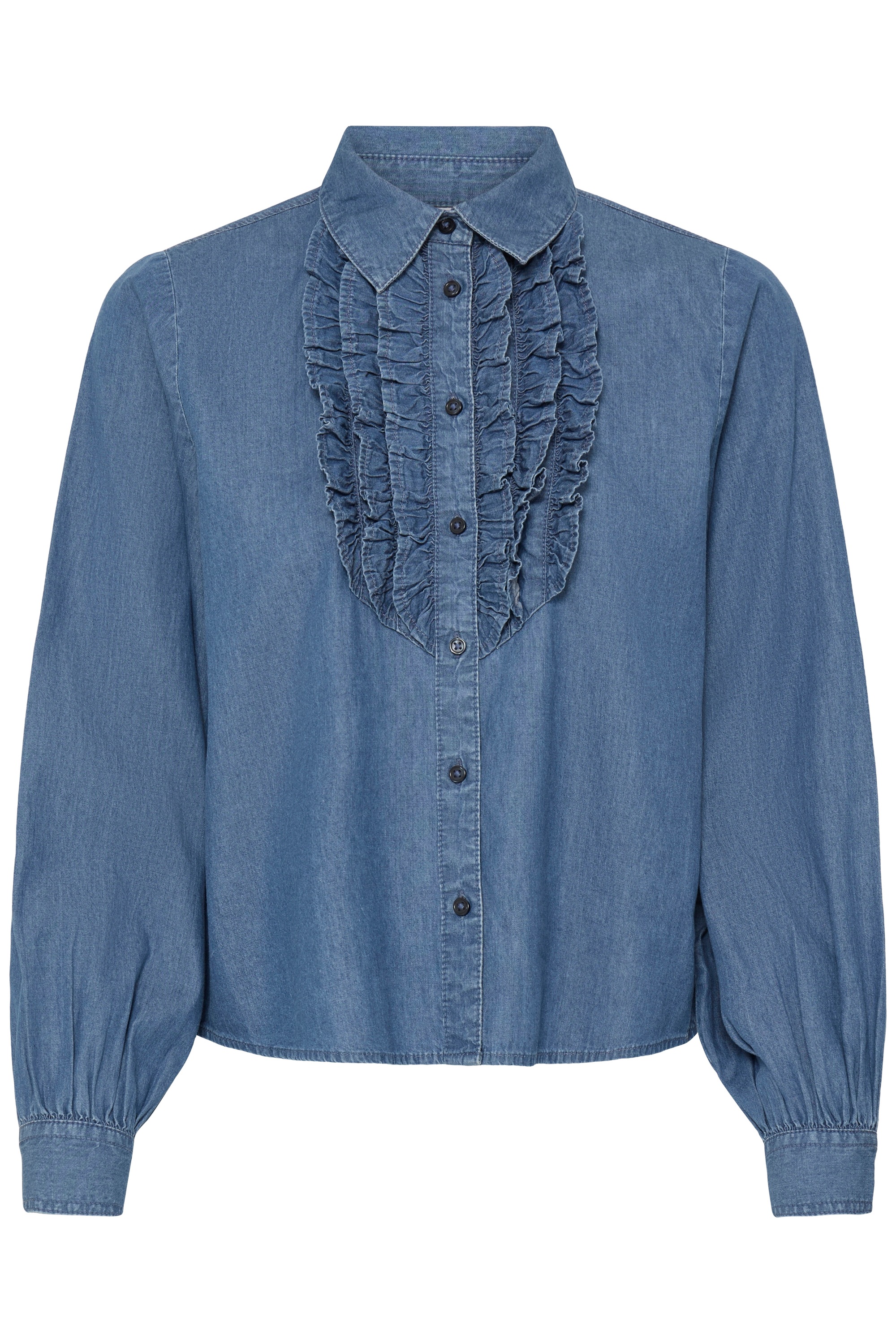 b.young Jeansbluse "Damen Jeanshemd BYKASHE"