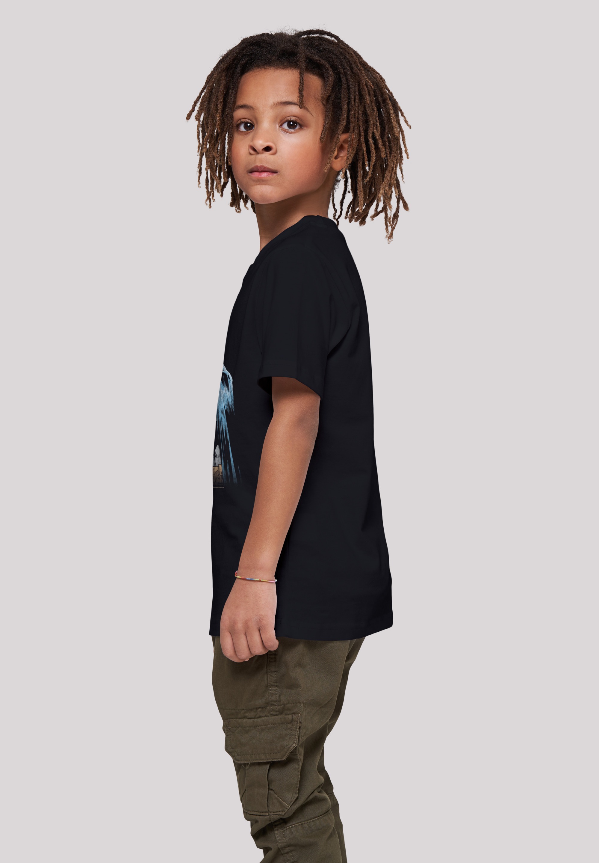 F4NT4STIC Kurzarmshirt »F4NT4STIC Kinder Batman Close Up with Kids Basic Tee«, (1 tlg.)