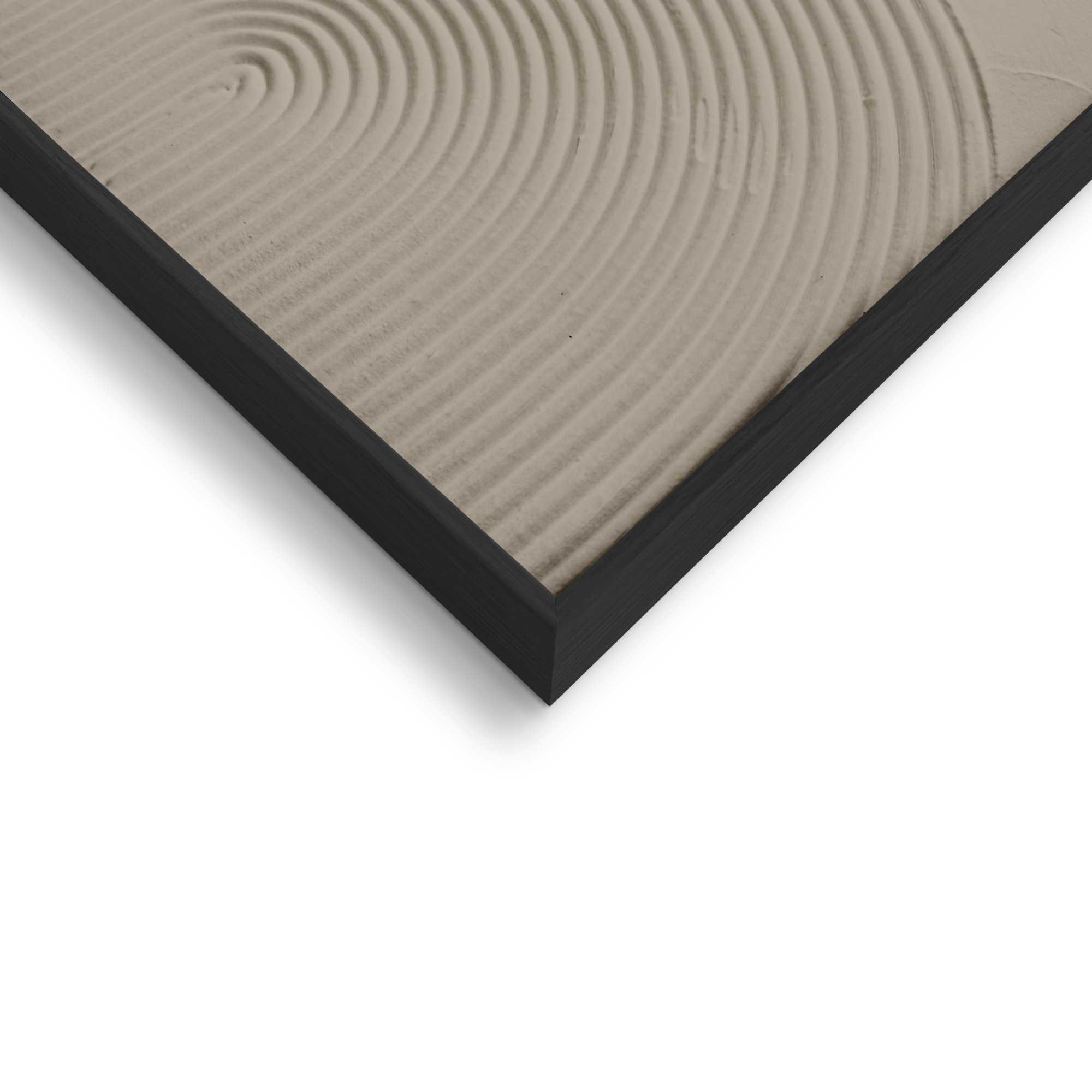 Reinders! Wandbild »Reliefbögen taupe«, Wohnzimmer - Braun - MDF - Abstrakt - 30x40 cm