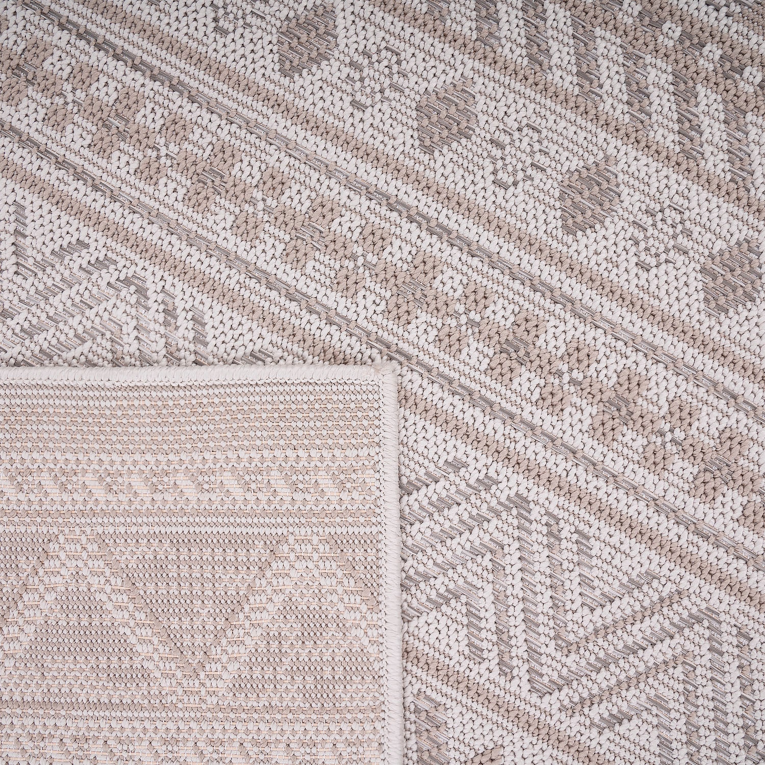 Paco Home Teppich mit Flachgewebe, Outdoor BAUR Design rechteckig, geeignet »Vermont modernes Rechnung 184«, Rauten, | gesteift, auf