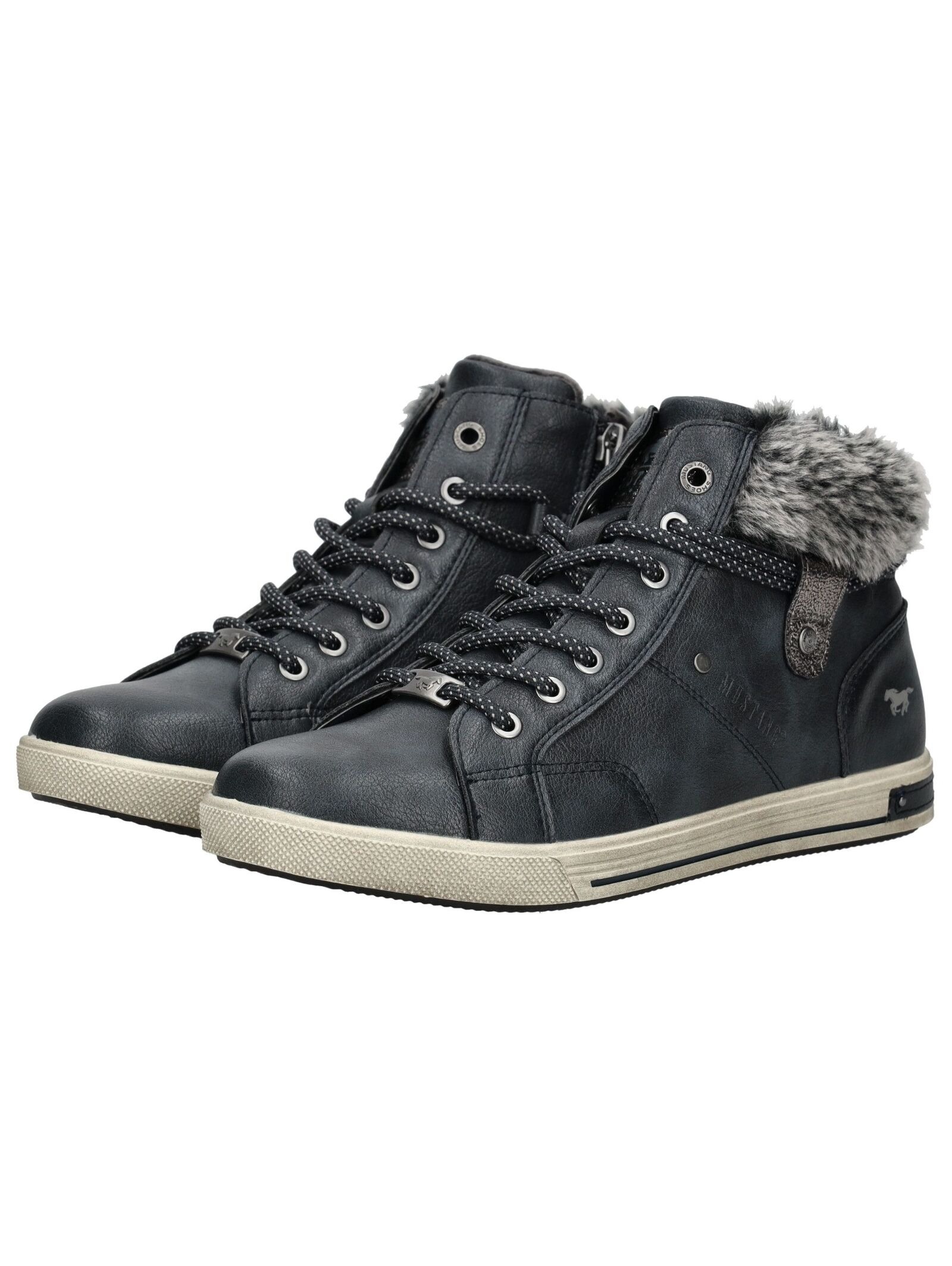 Mustang Shoes High Sneaker Navy 36 3