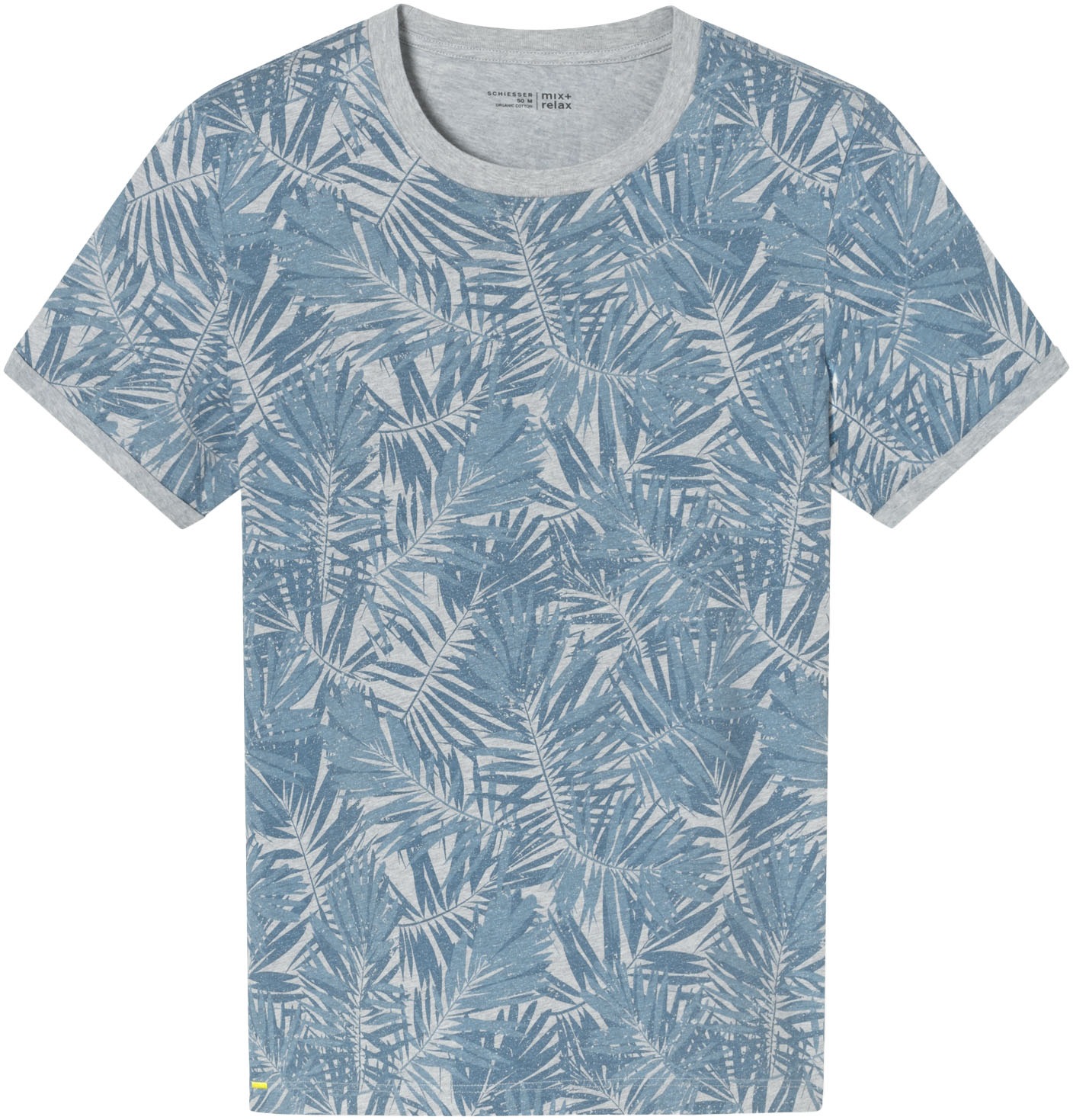 Schiesser T-Shirt "Mix + Relax", mit geripptem Rundhalsausschnitt und umges günstig online kaufen