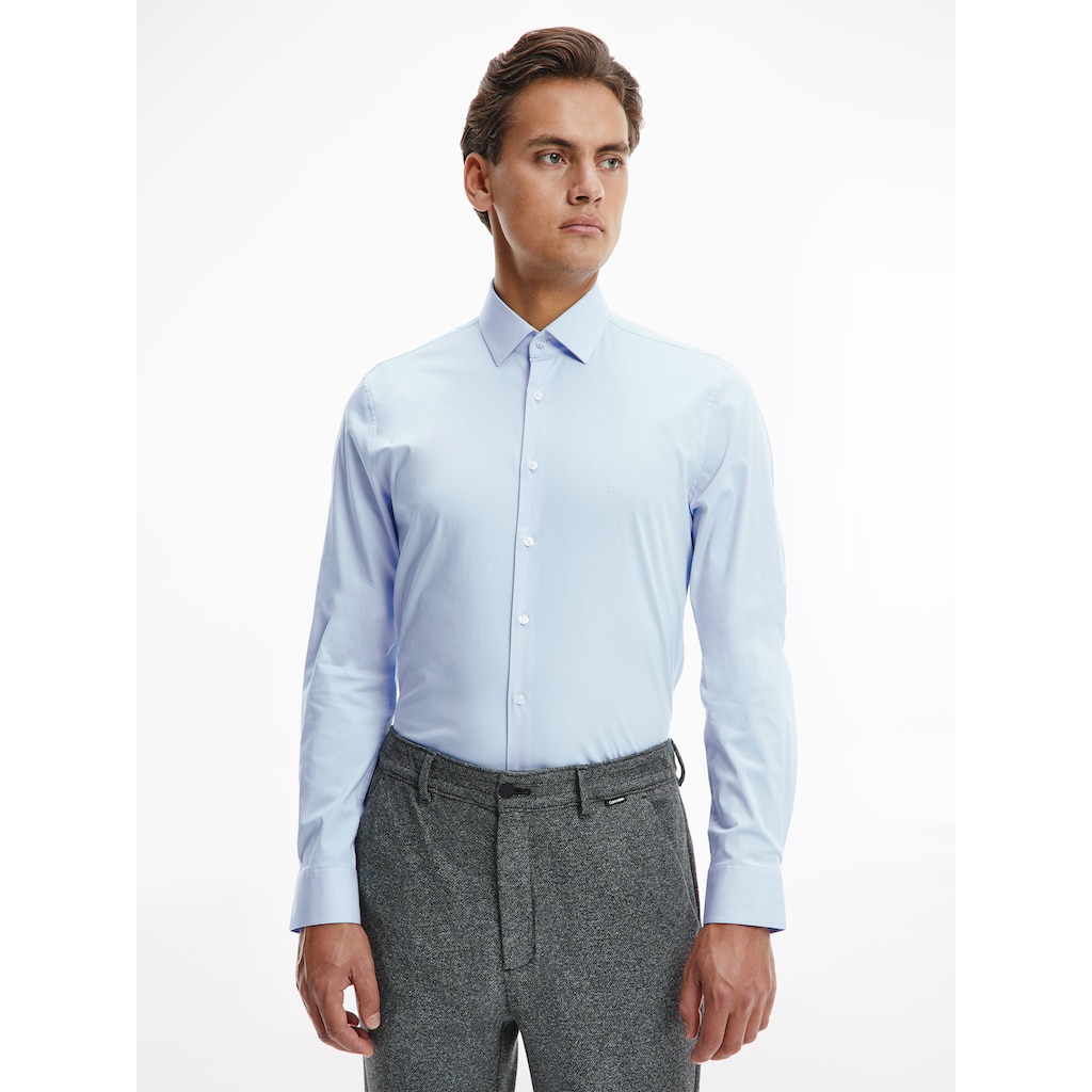 Calvin Klein Businesshemd »POPLIN STRETCH SLIM SHIRT«