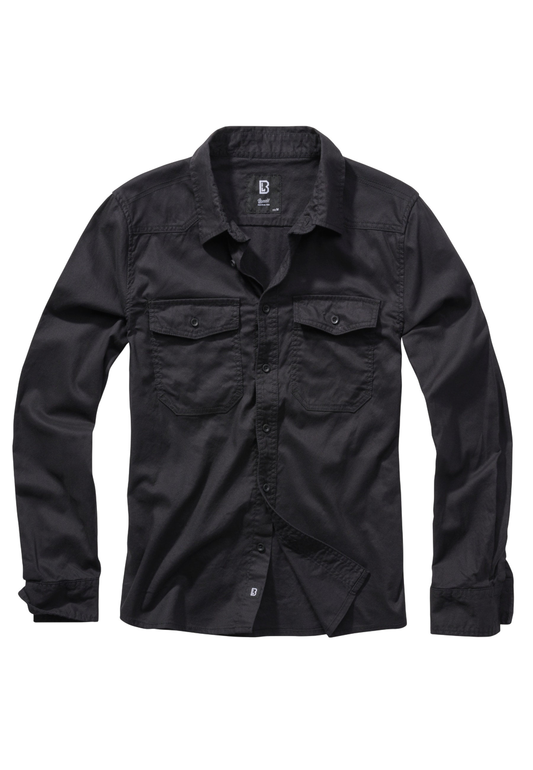 Brandit Langarm-Poloshirt "Brandit Herren Flanellshirt" 1 Stk. günstig online kaufen