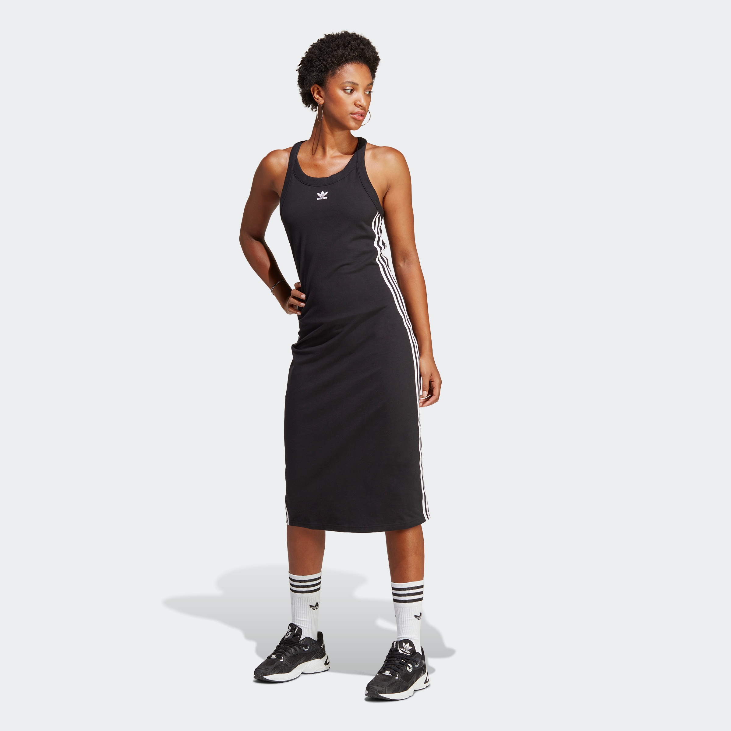 adidas Originals Sommerkleid »ADICOLOR CLASSICS | TANKTOPKLEID« LONG kaufen für BAUR 3STREIFEN