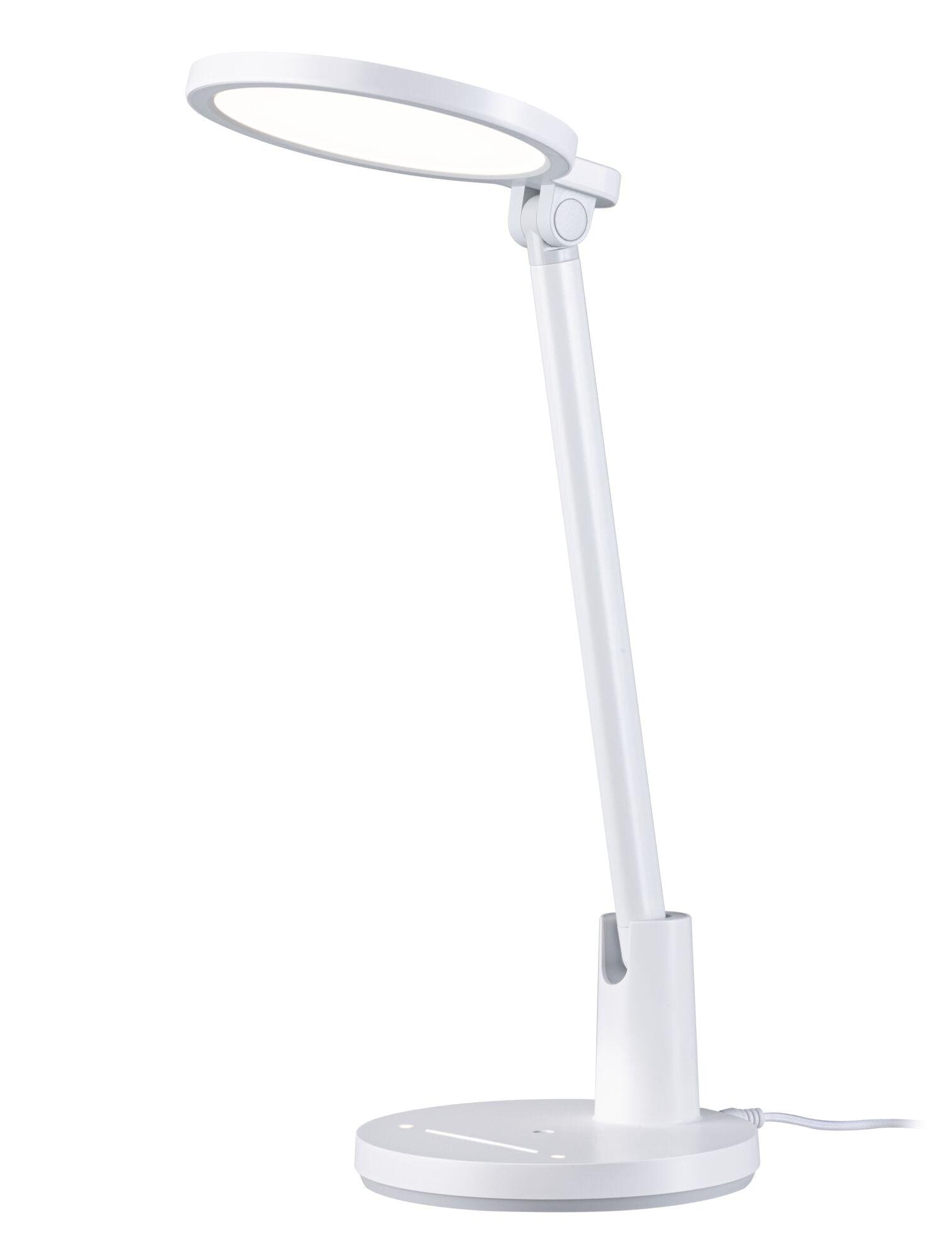 Paulmann LED Schreibtischlampe »Darba 4000K 1150lm 15W Weiß matt« LED-Modul 1 Stk. Neutralweiß Smart Home