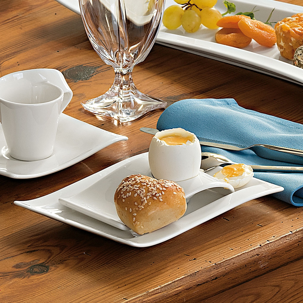 Villeroy & Boch Eierbecher »Eierbecher NewWave 4er Set weiß«