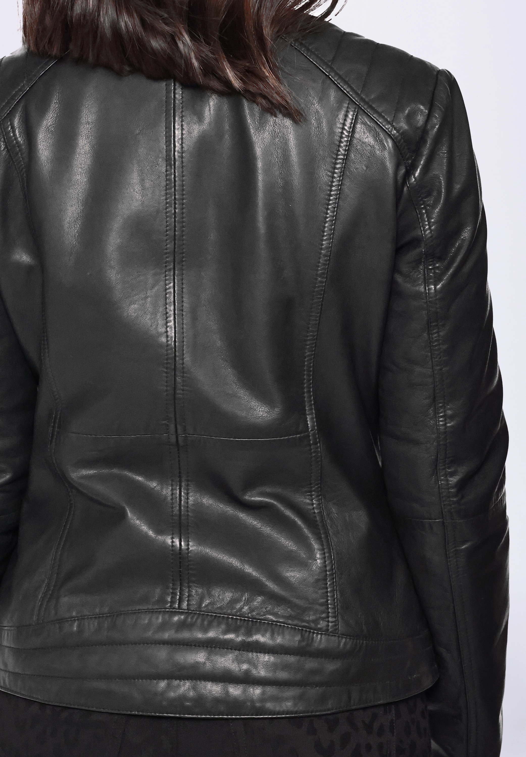 Friday Black »Amilia« MUSTANG BAUR Lederjacke |