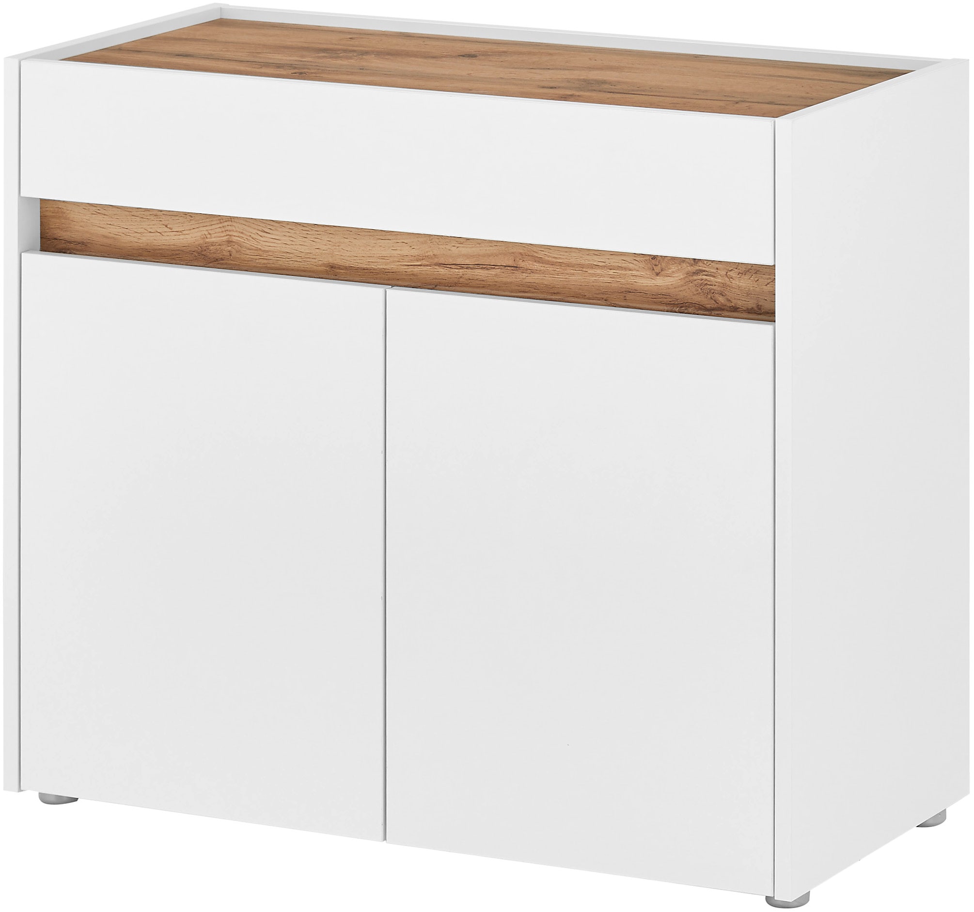 INOSIGN Kommode "GIRON/ CiTY, Schrank in Wotan Eiche, Sideboard im modernen Design", in zwei Farben erhältlich, 2 Türen,