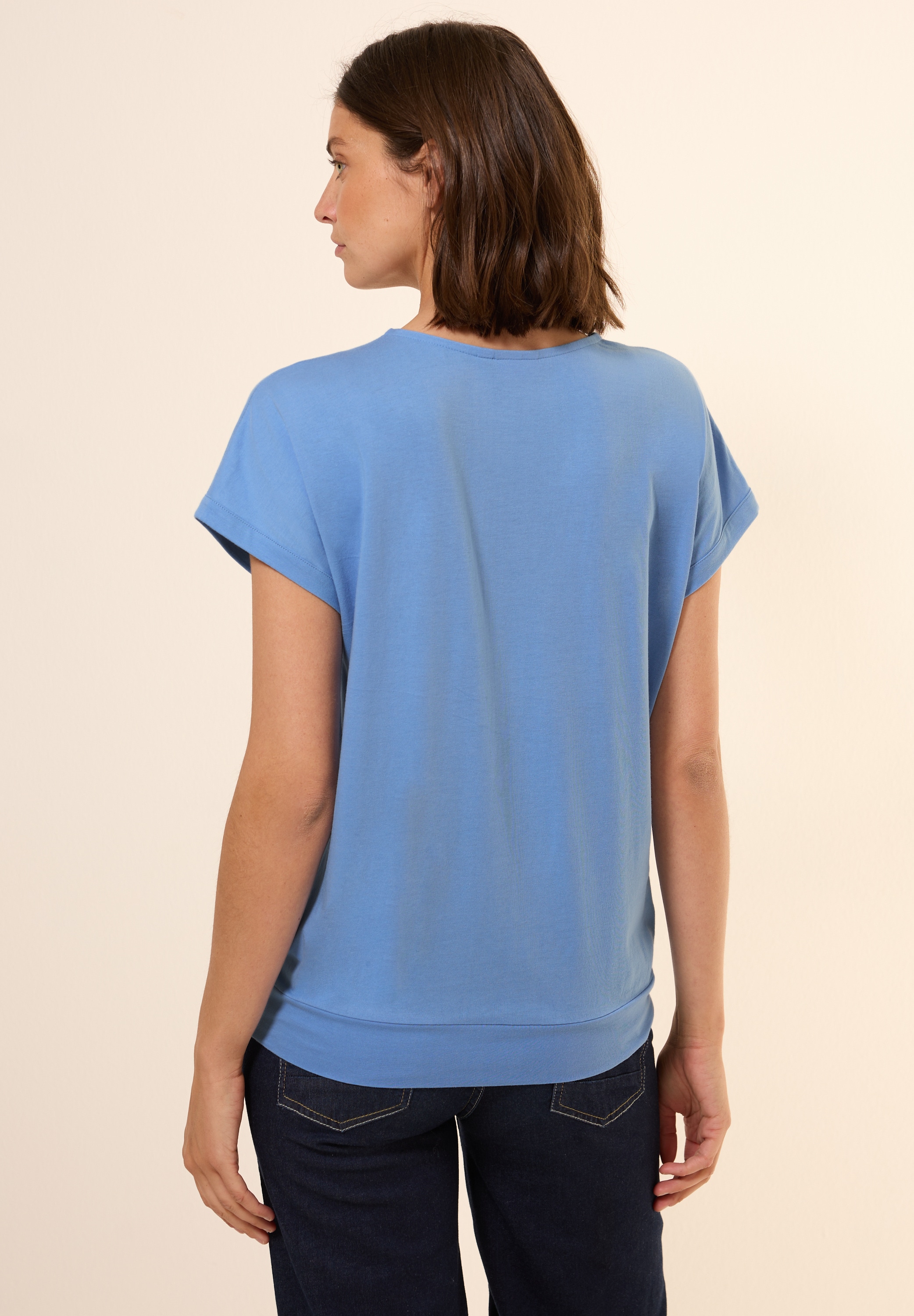 Cecil T-Shirt, im soften Baumwoll-Mix