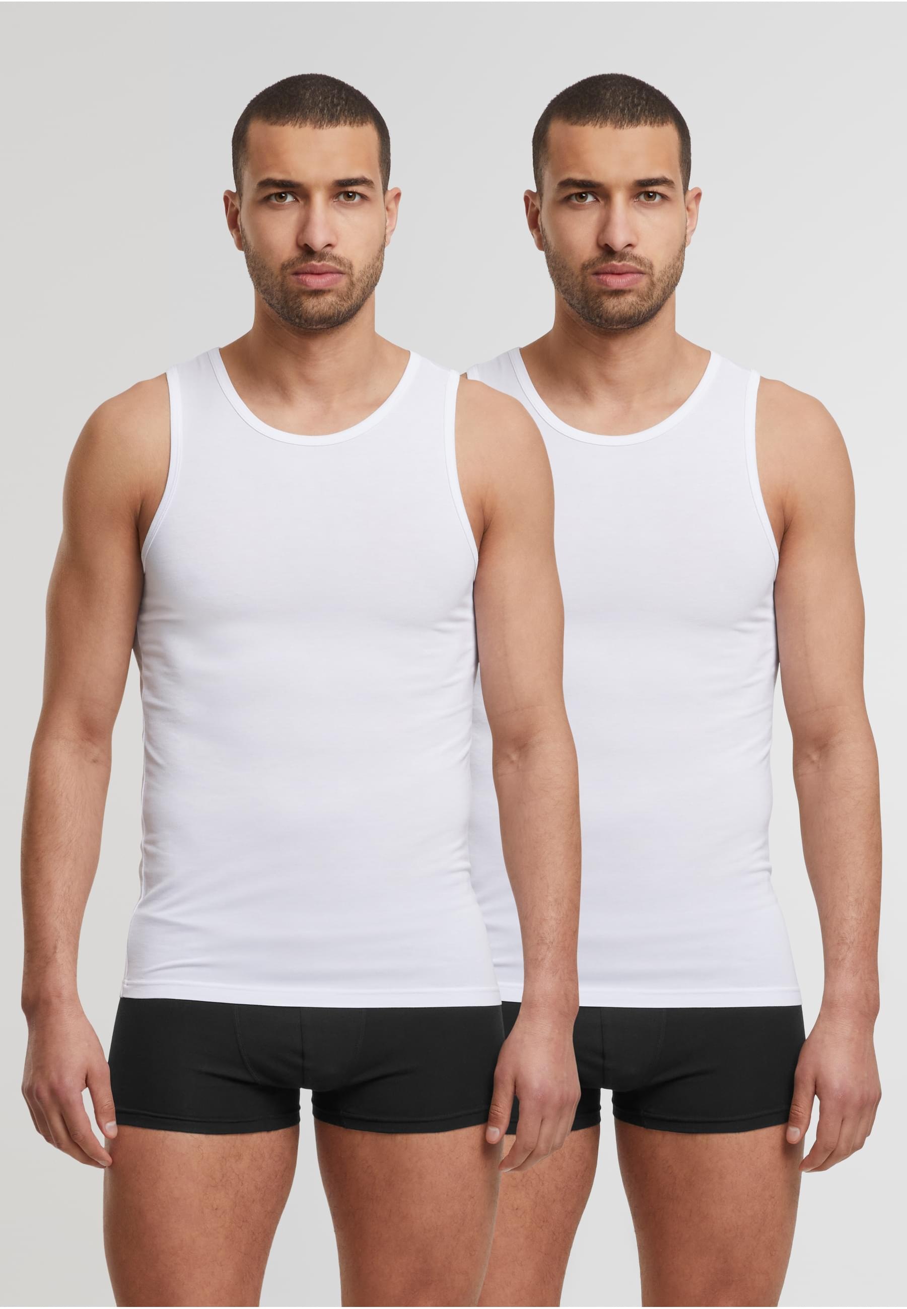 URBAN CLASSICS Tanktop »Urban Classics Bamboo Basic Tank Top 2-Pack«, (1 tlg.)