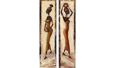 Home affaire Kunstdruck »A. S.: African woman I + II«, (Set), 2x 19/74 cm kaufen