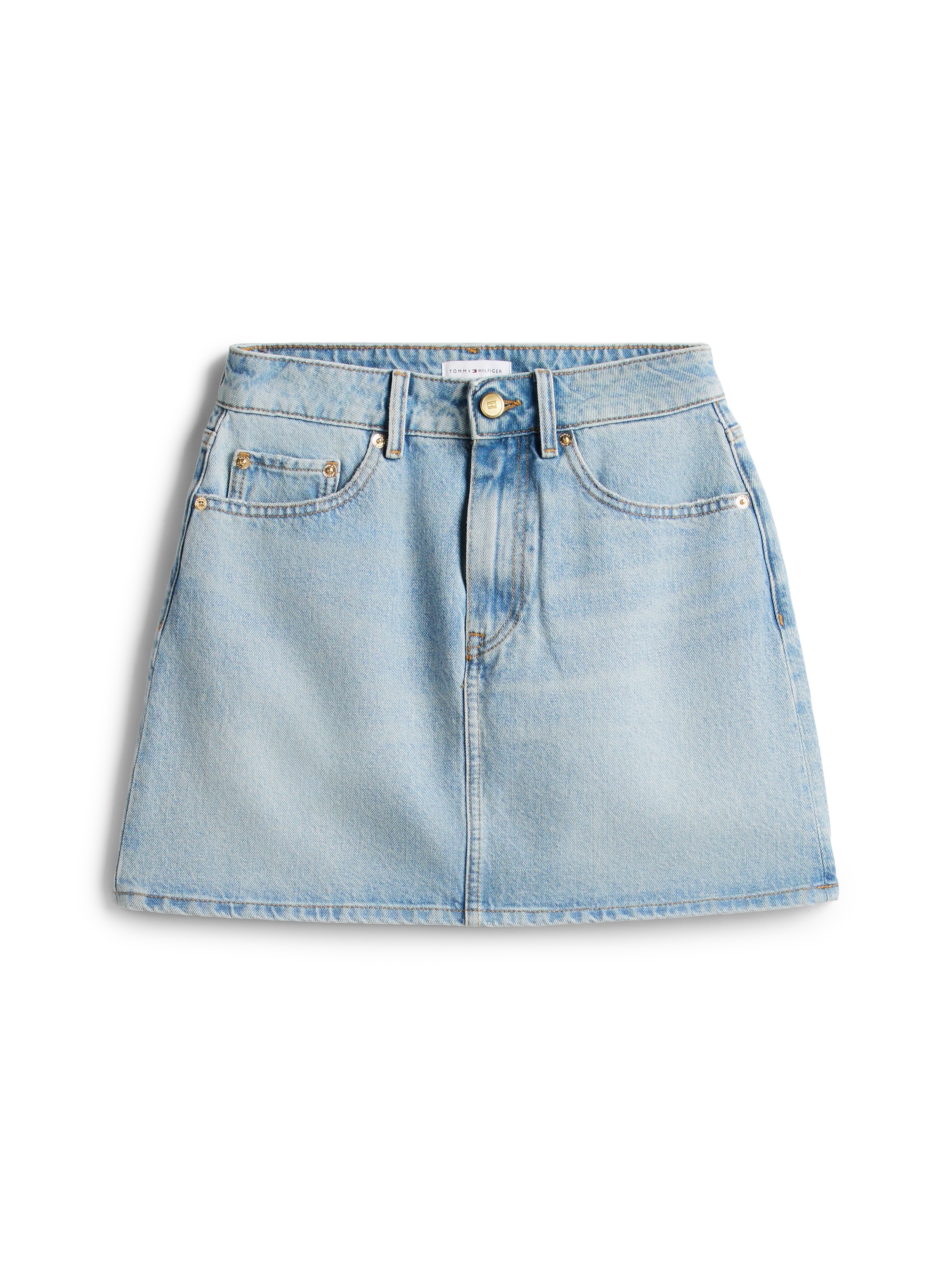 Tommy Hilfiger Jeansrock »MINI SKIRT CAM LIGHT HW« aus Baumwolle, high waist
