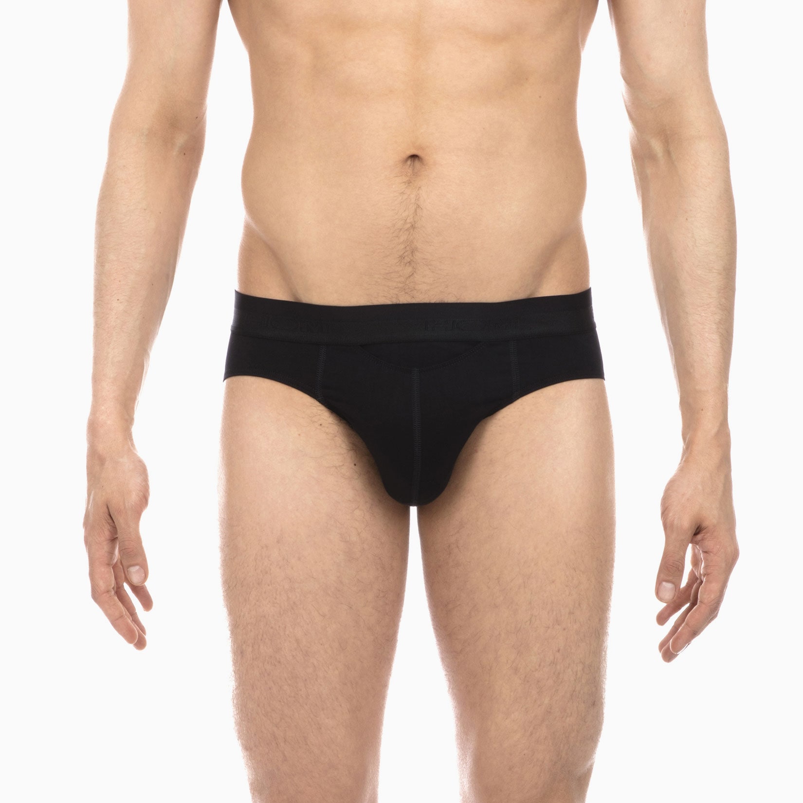 HOM Herren Minislip "HO1", Gr. XL, schwarz, Obermaterial: 65% Baumwolle, 22% Modal, 13% Elasthan, unifarben, Unterhosen, bequem, weich, eng,