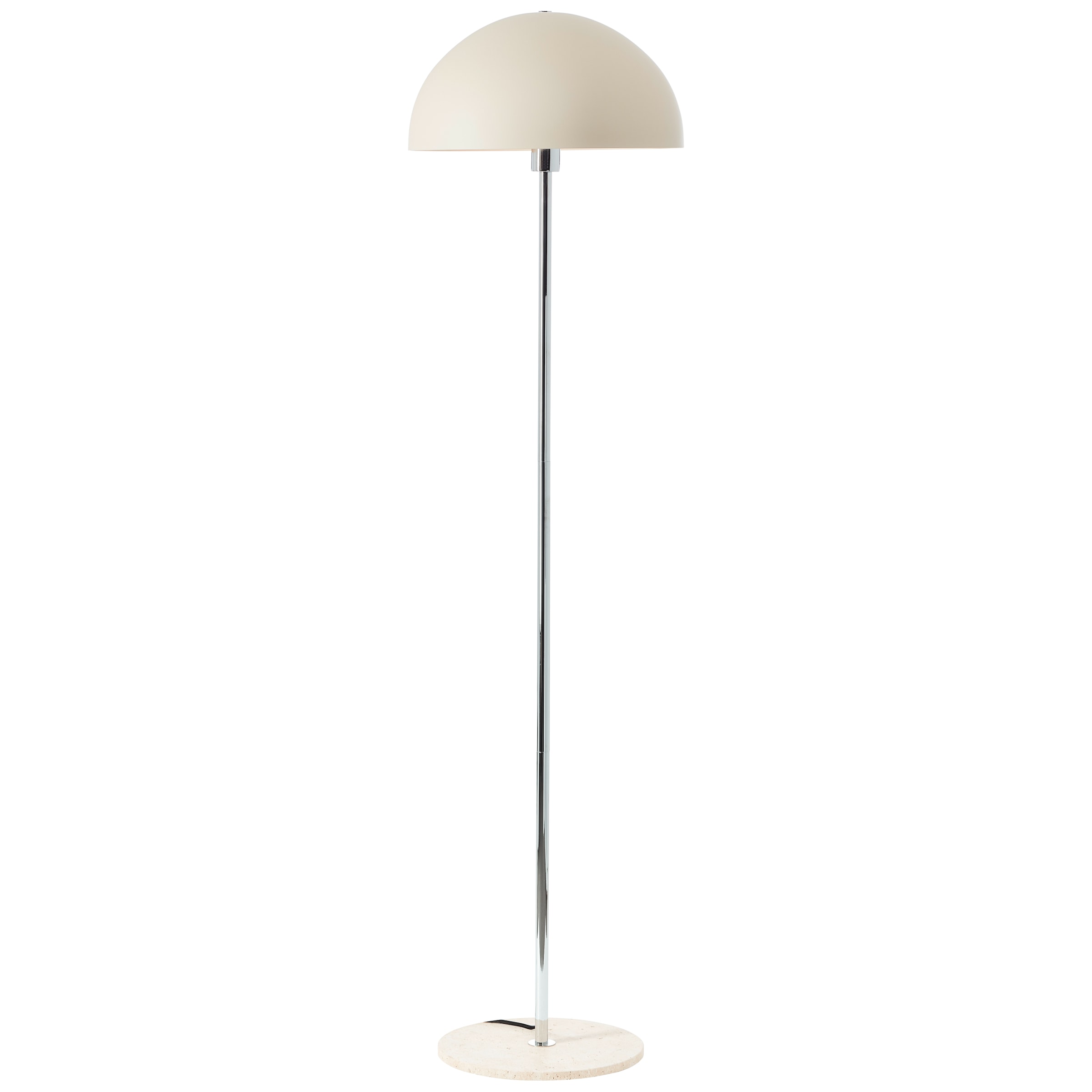 LeGer Home by Lena Gercke Stehlampe »Linnea Pilz Lampe - Travertin Steinfuß«, 1 flammig, Pilzleuchte, Höhe 150cm