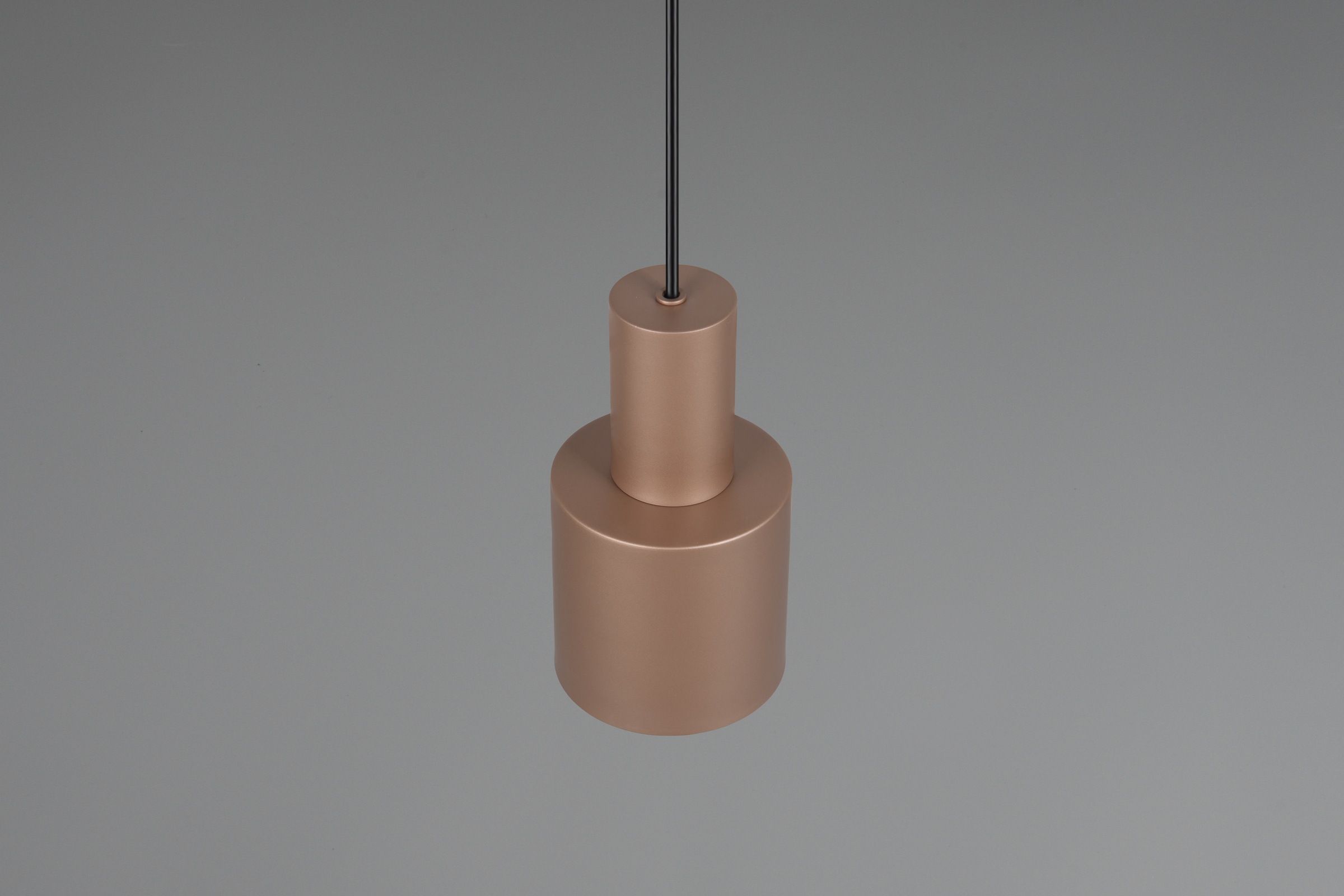 TRIO Leuchten Pendelleuchte »AGUDO, Hängelampe 1-flammig, exkl 1xE27 max 10W, höhenverstellbar«, 1 flammig, Leuchtmittel E27 | Leuchtmittel wechselbar, Hängelampe Ø 12cm, bis max 150cm Abhängung, Küche Esszimmer Wohnzimmer