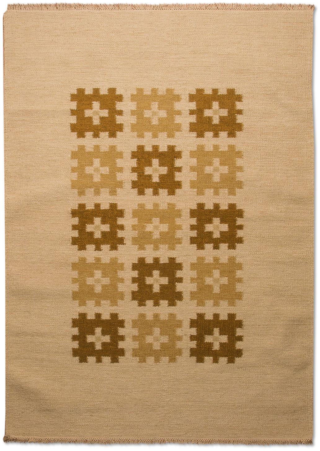 morgenland Wollteppich »Kelim Teppich Erana«, rechteckig, 6 mm Höhe, Kurzflor