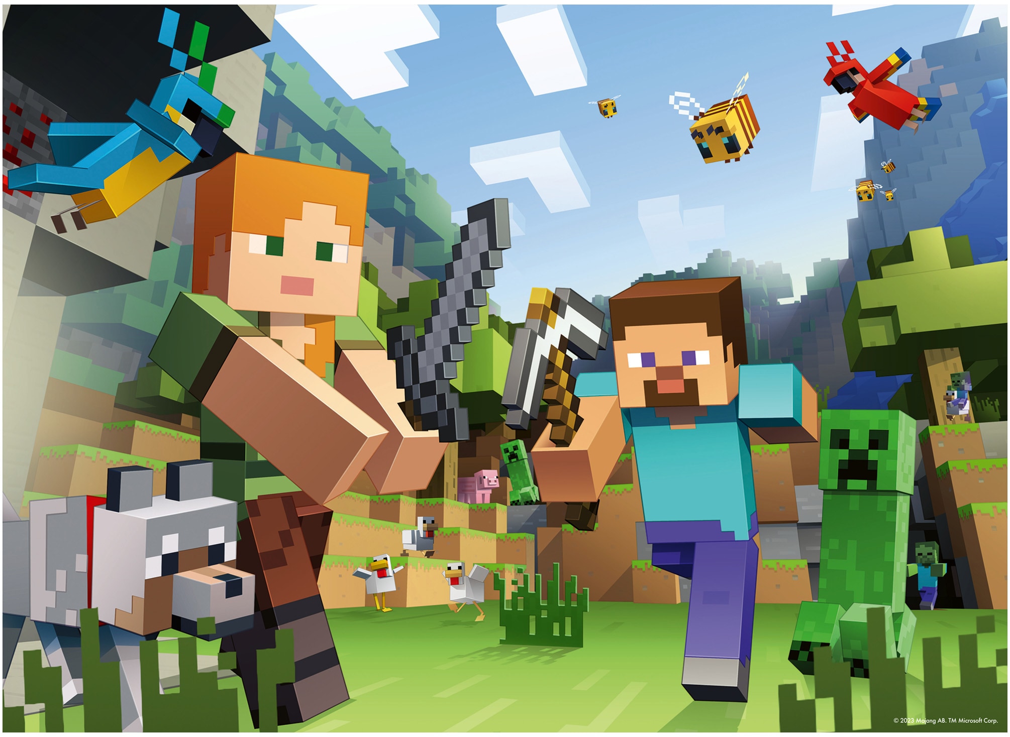 Ravensburger Puzzle »Minecraft, Biome erforschen« Made in Europe