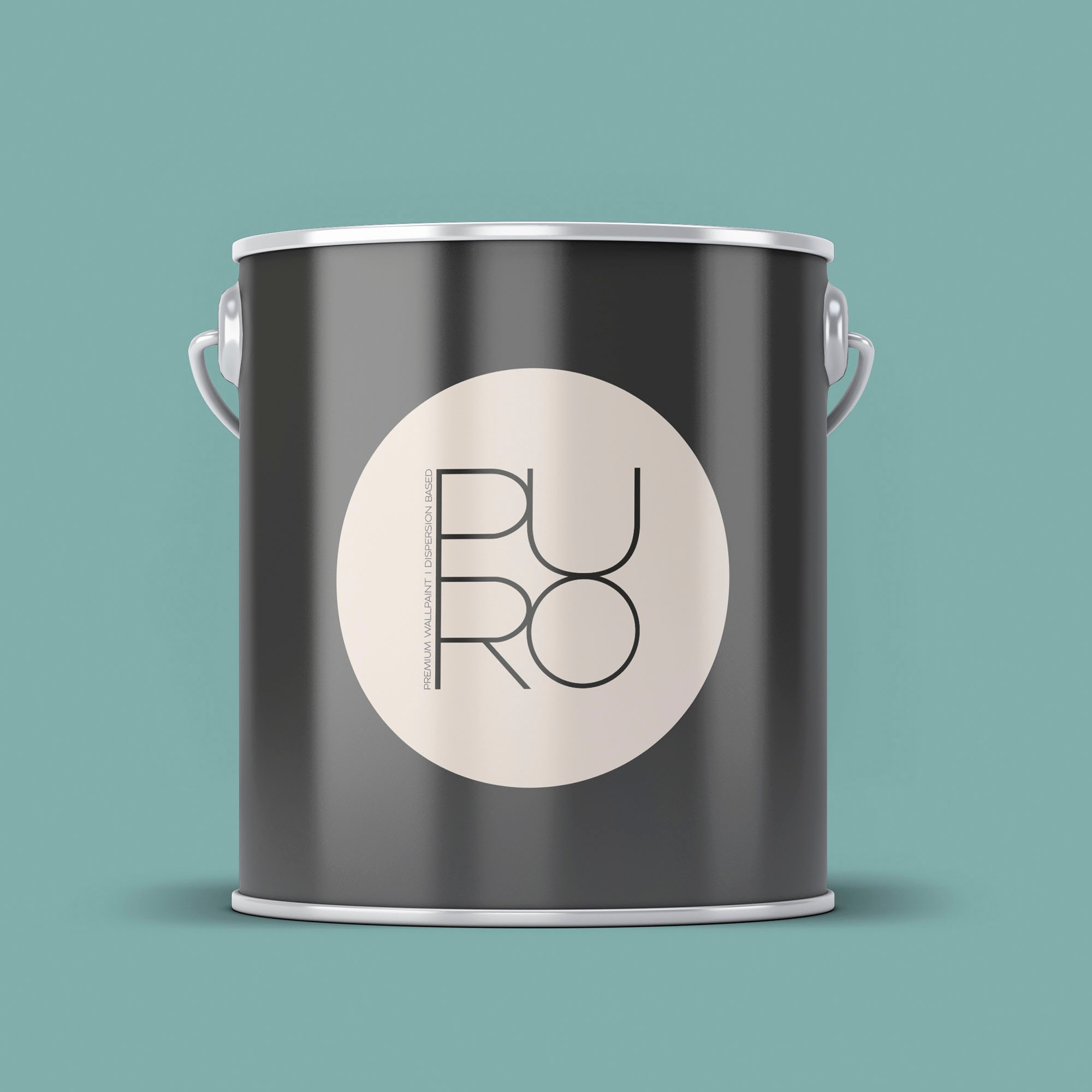 A.S. CRÉATION Wandfarbe "Premium Innenwandfarbe PURO Tuchmatt emerald green", 5 l 5mlc4008 emerald grün, Farben, ideal für Wohnzimmer, Schlafzimmer,