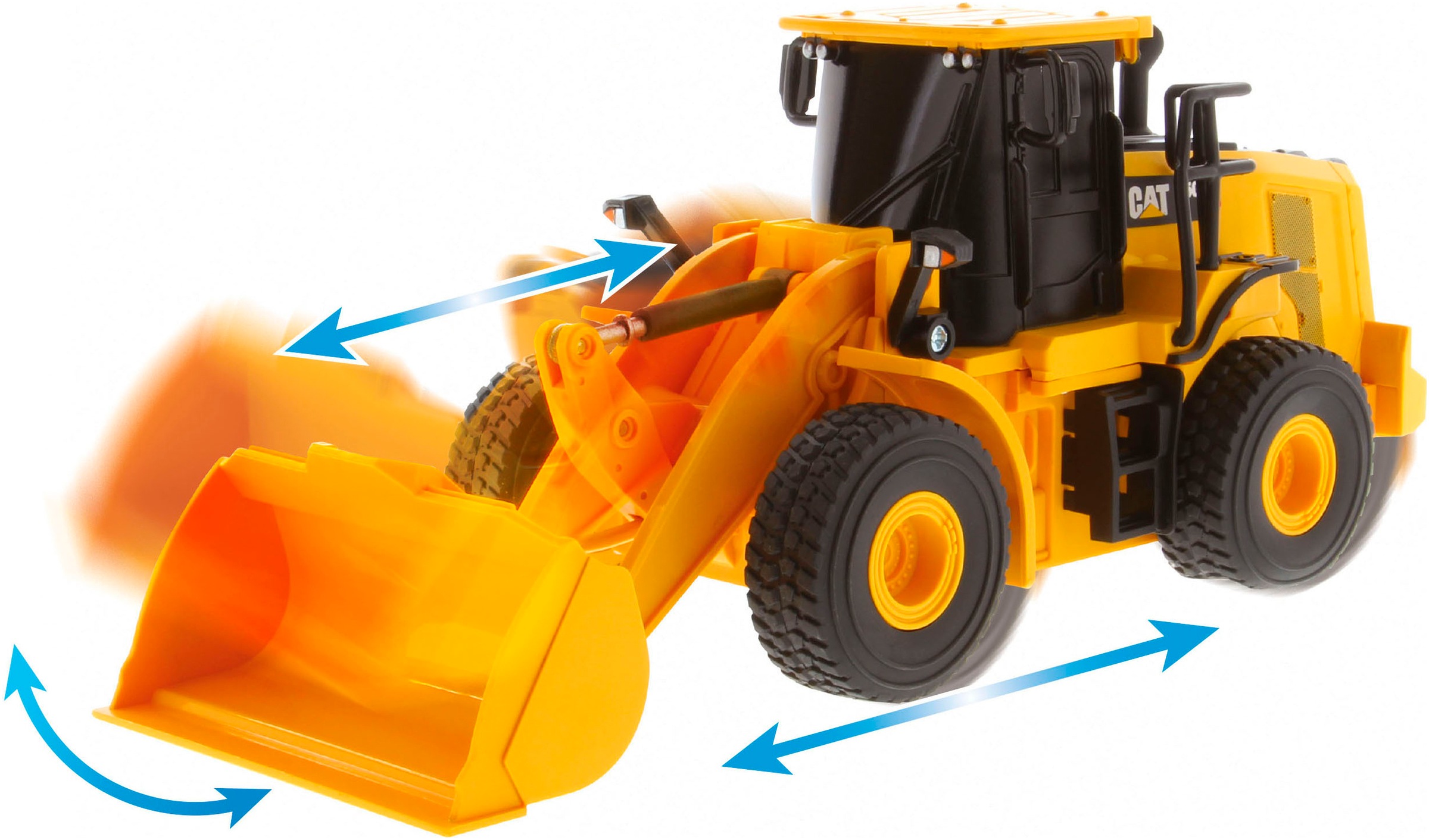 Carrera® RC-Bagger »Carrera® RC, Cat®, 950M Radlader, Caterpillar, 2,4 GHz«
