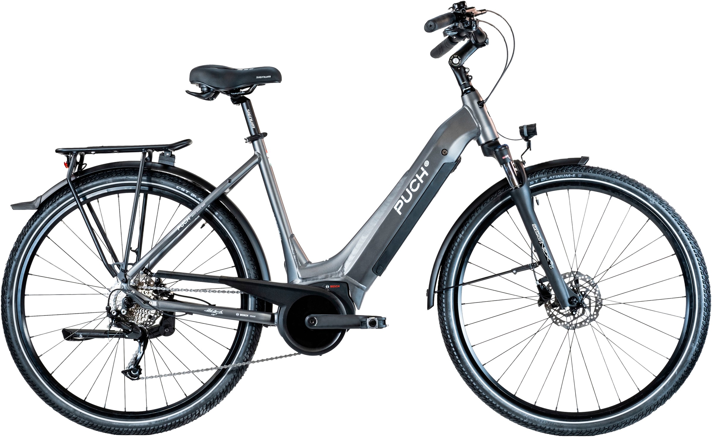 PUCH "PUCH C 5.3 City – Bosch ACTIVE LINE PLUS Motor & 500Wh PowerTube Akku" Shimano Alivio RDM3100 Schaltwerk Mittelmotor 250 W BOSCH ACTIVE LINE PLUS, Mittelmotor
