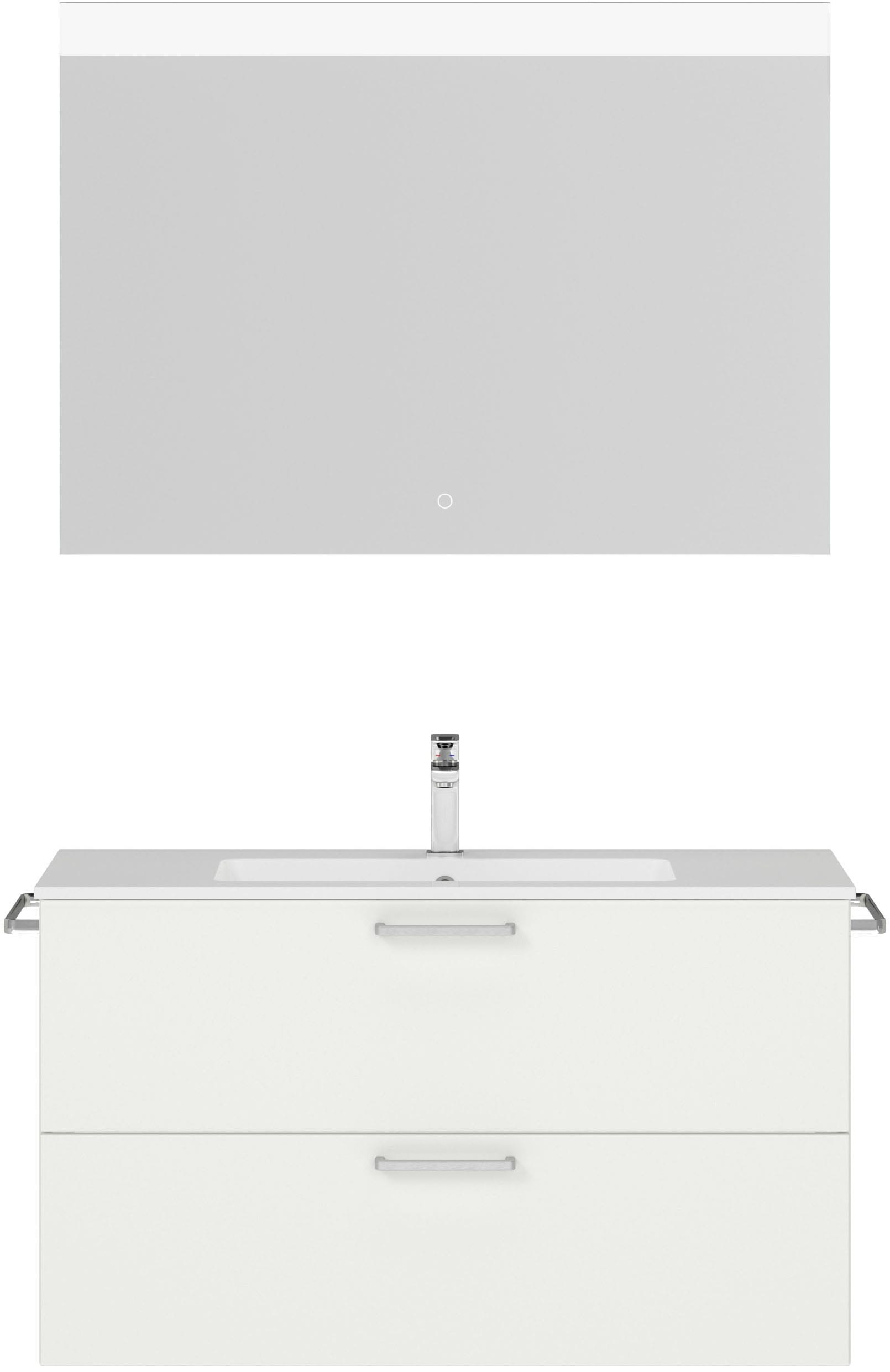 nobilia Badmöbel-Set "Tolvina", (2 St., vormontiert, mit Soft-Close), inkl. günstig online kaufen