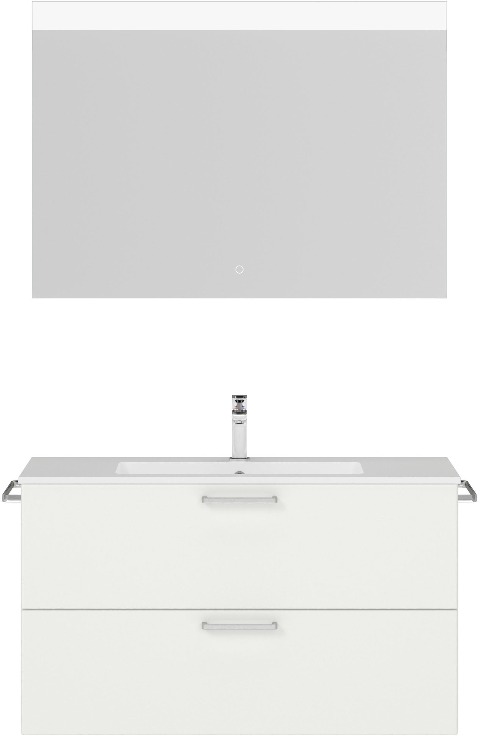 nobilia Badmöbel-Set "Tolvina" vormontiert, mit Soft-Close, 2 Stk. tlg. günstig online kaufen