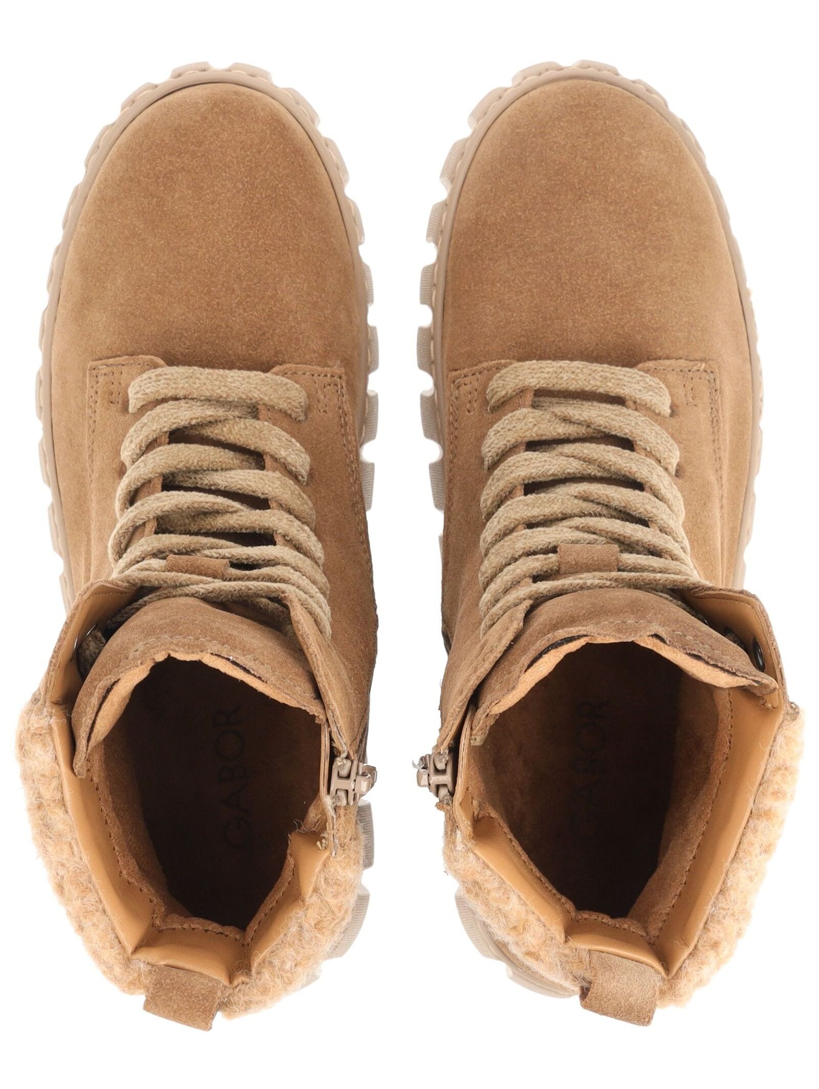 Gabor Schnürstiefelette »Gabor Stiefelette Veloursleder«
