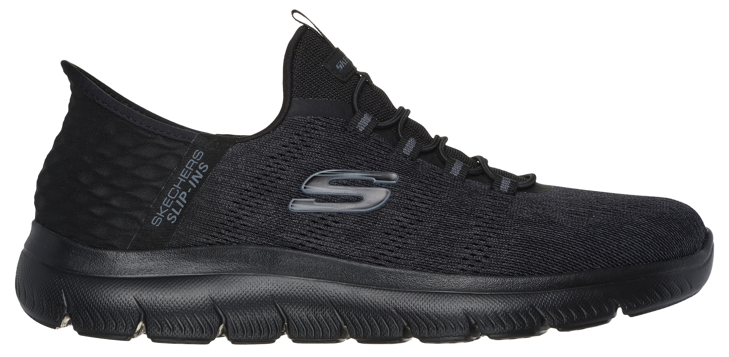 Skechers Slip-On Sneaker »SUMMITS-KEY PACE«, Slipper, Freizeitschuh, Halbschuh in veganer Verarbeitung