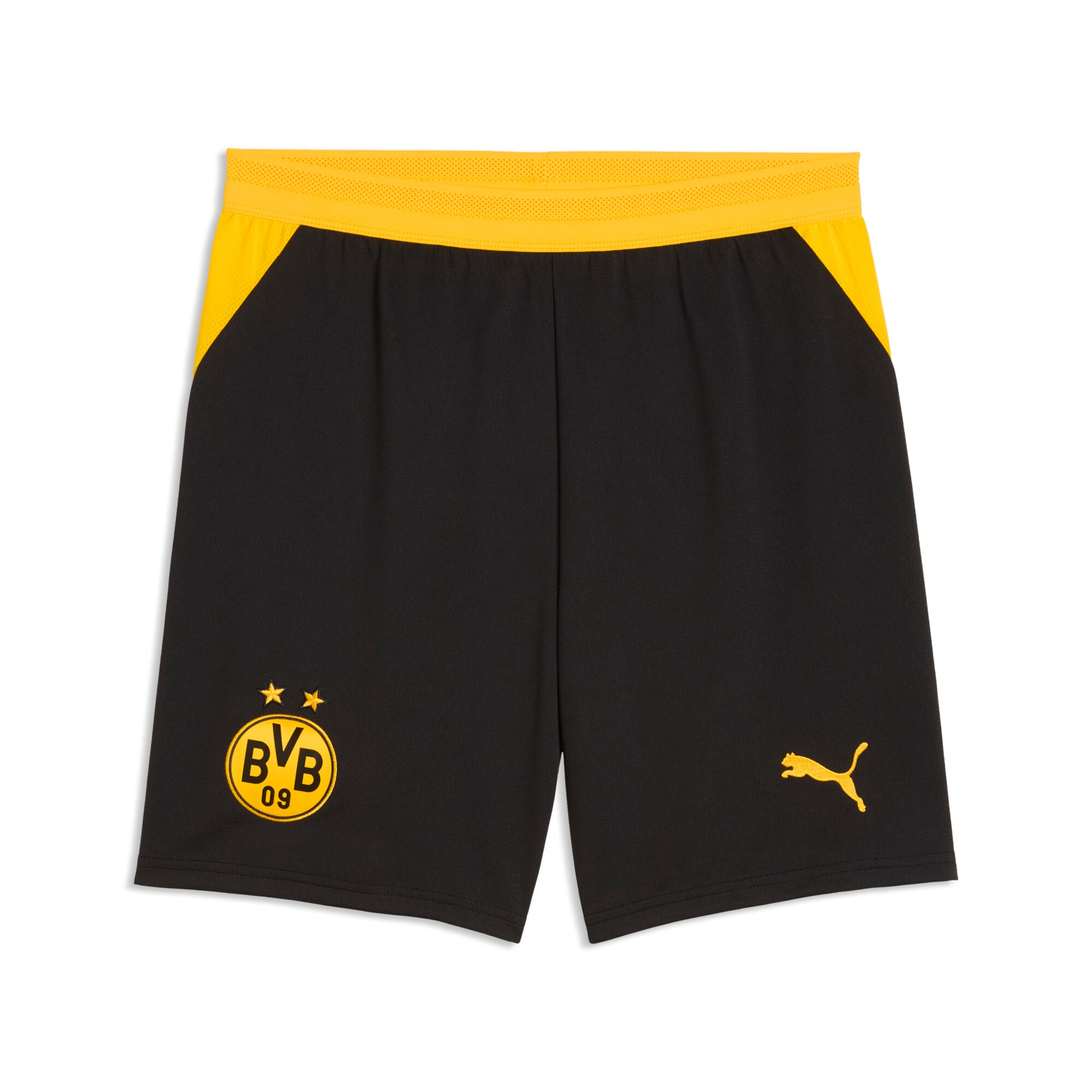 PUMA Trainingsshorts "BVB SHORTS REPLICA" Regular Fit, für Fußball, sportlicher Stil, atmungsaktives Material