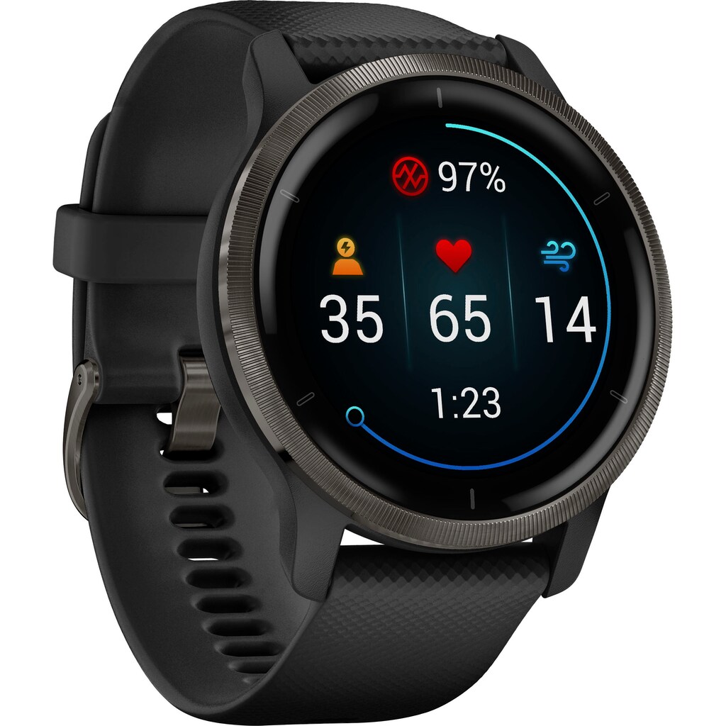 Garmin Smartwatch »Venu 2«, (25 vorinstallierten Sport-Apps)