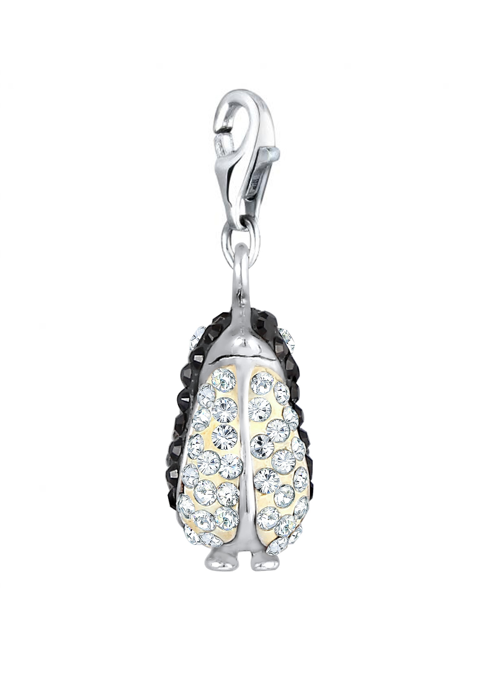Nenalina Charm-Einhänger »Anhänger Pinguin Kristalle 925 Silber«