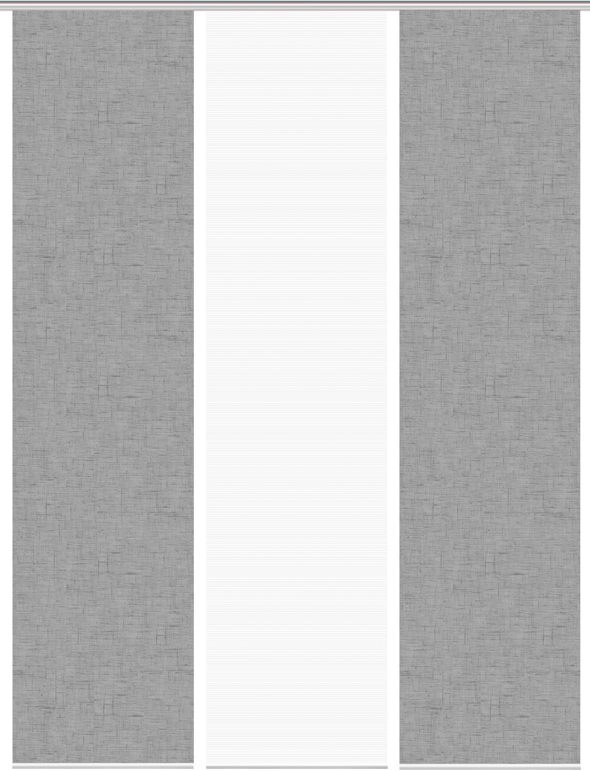 Vision S Schiebegardine »PIVE 3er SET« Paneelwagen 3 Stk. tlg. Schiebevorhang Digidruck 3er Set PIVE