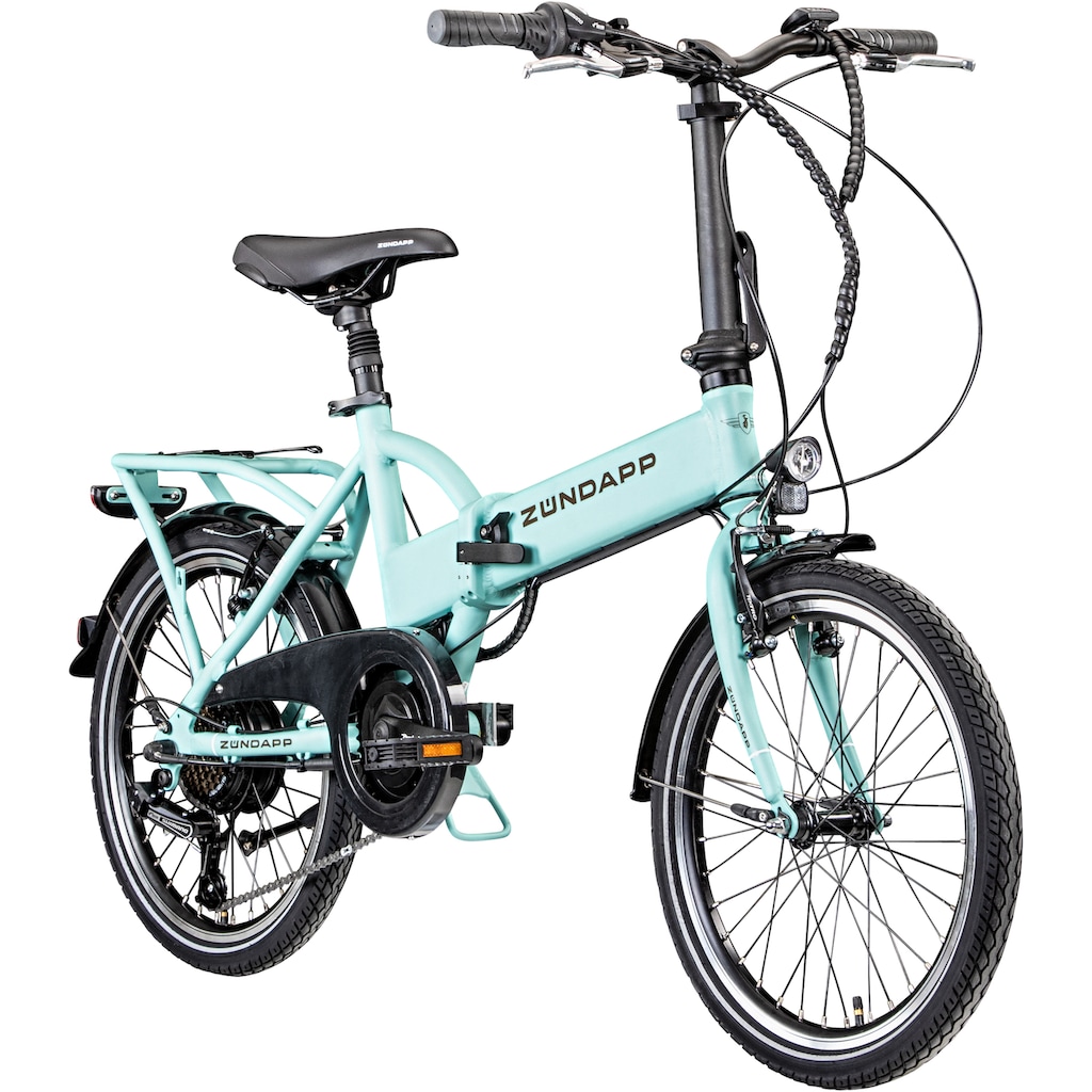 Zündapp E-Bike »Z101«, 6 Gang, Shimano, Tourney RD-TY300, Heckmotor 250 W