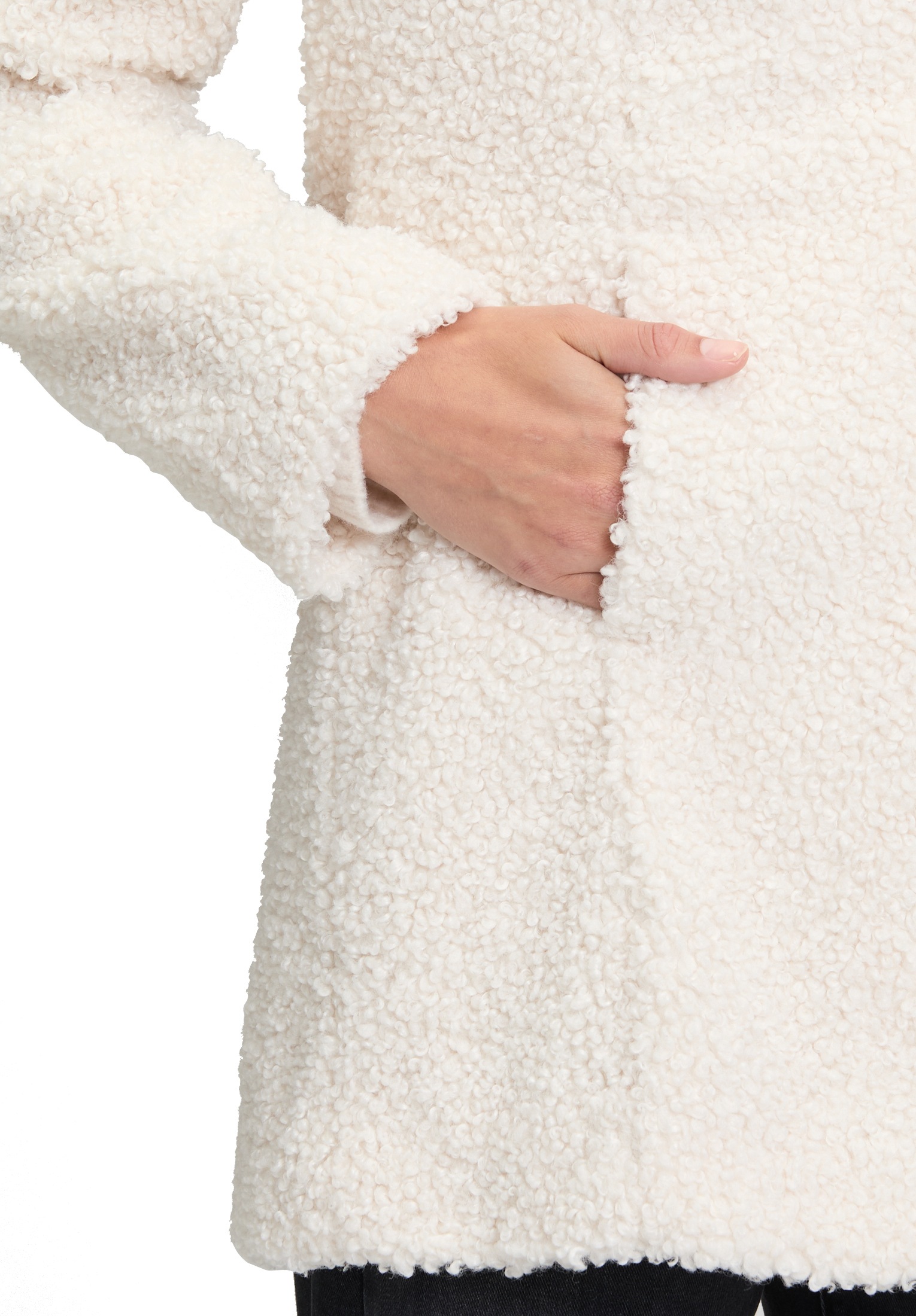 Betty&Co Plüschjacke »Betty & Co Damen Plüschjacke mit Reverskragen«