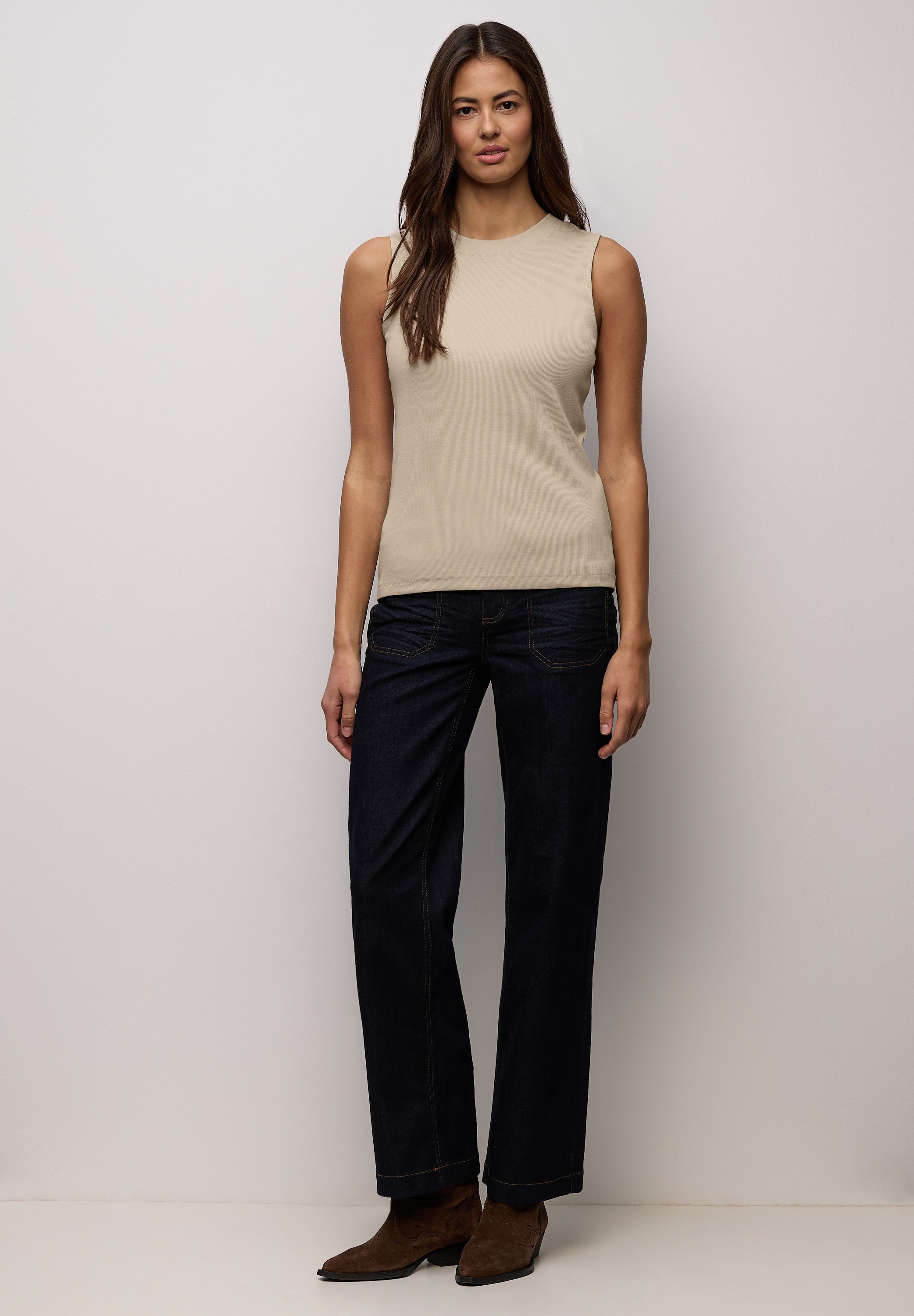 STREET ONE Rundhalsshirt mit Turtleneck