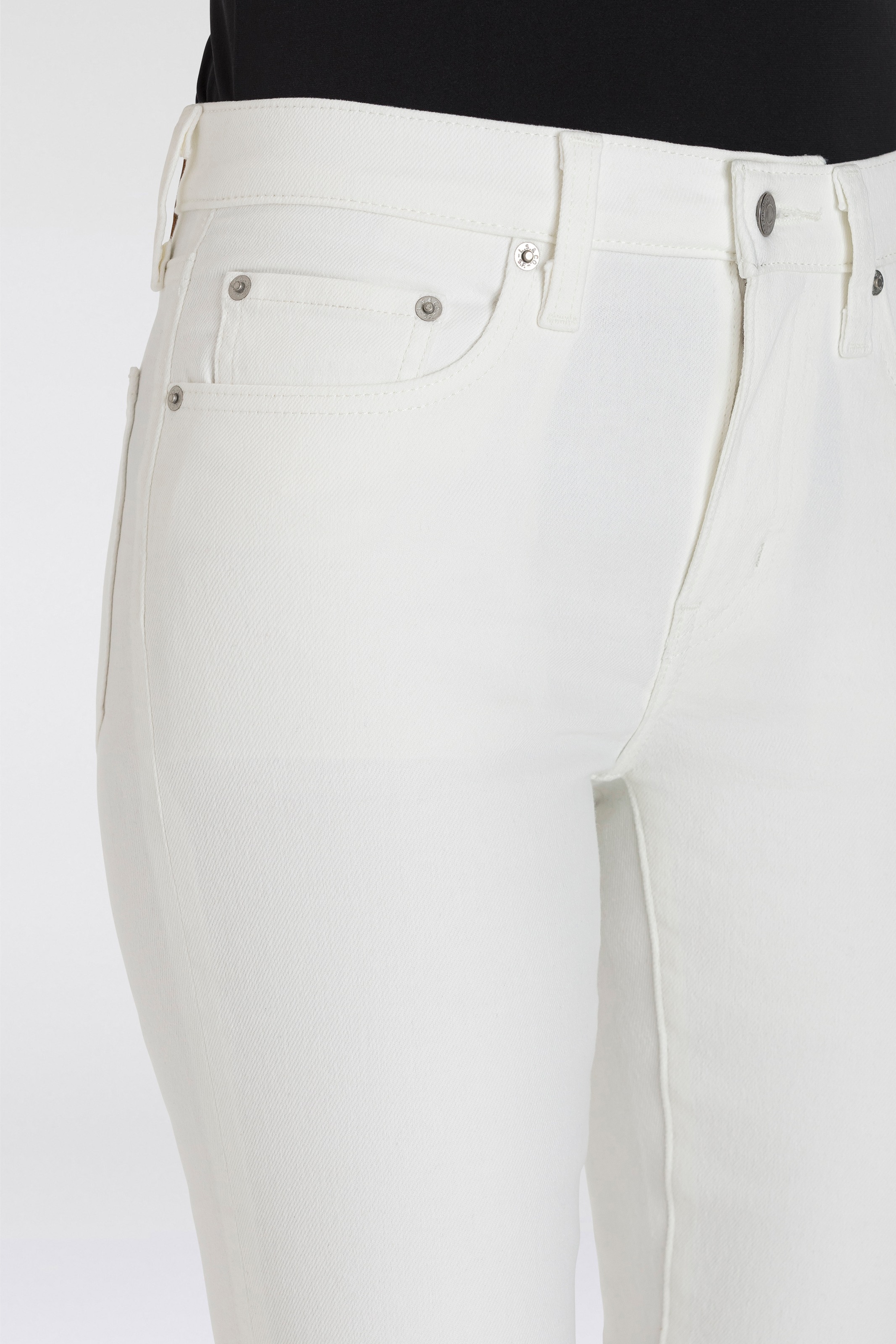 Levi's 724 High Rise Straight Jeans Cloud Dancer 30 2