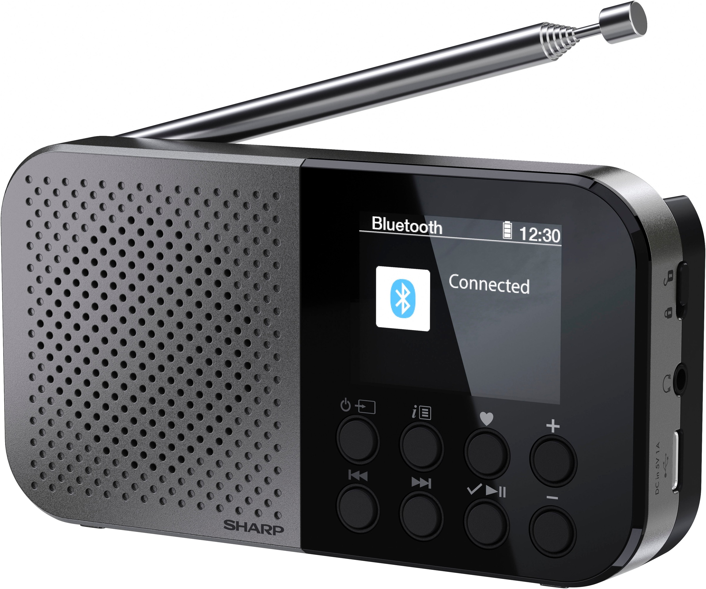 Sharp Radio »DR-P520«, (AVRCP Bluetooth-A2DP Bluetooth-Bluetooth 1,5 W)