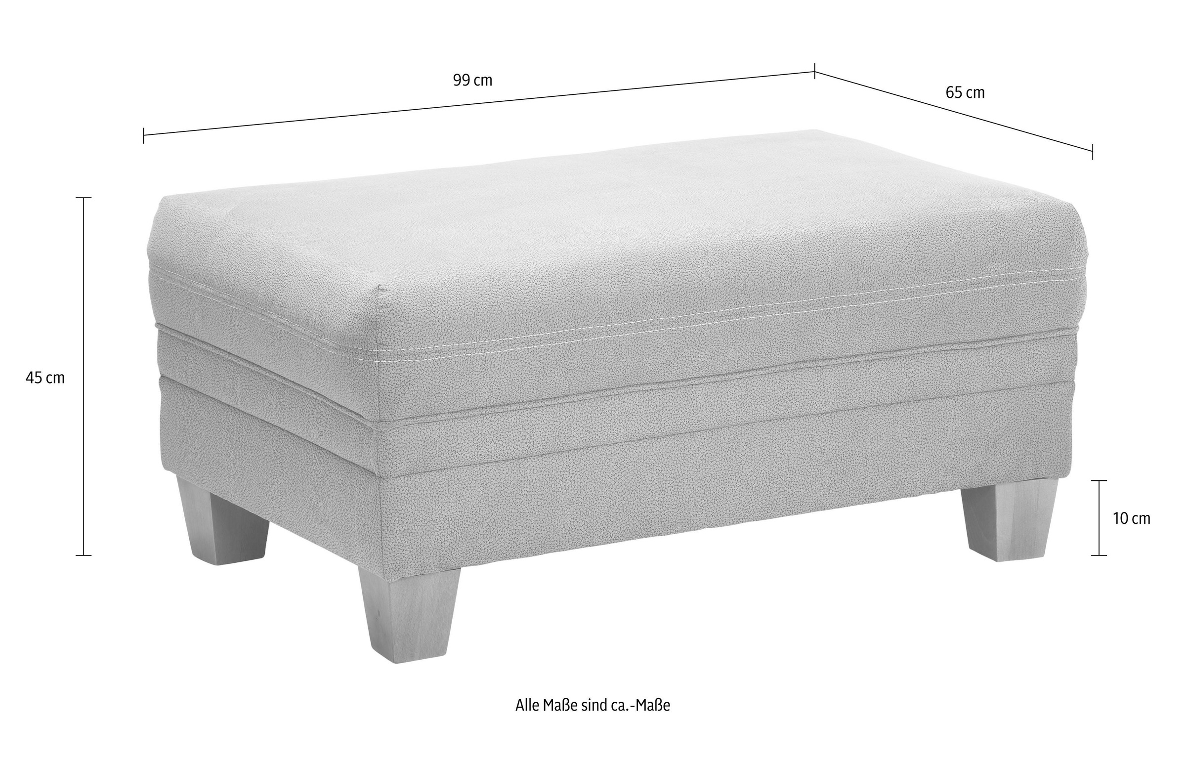 Home affaire Hocker »Husum«, mit Kontrastnaht