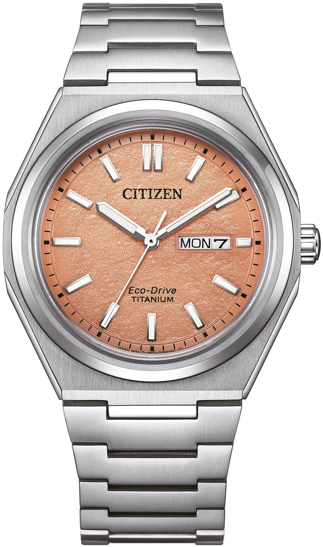 Citizen Solaruhr, Armbanduhr, Herrenuhr, Damenuhr,Titanarmband, Saphirglas, Datum