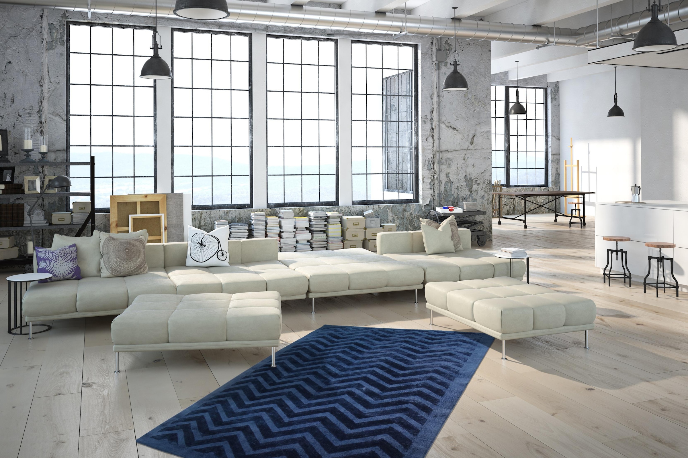Kayoom Teppich »Luxury 410«, rechteckig, 13 mm Höhe, Wohnzimmer