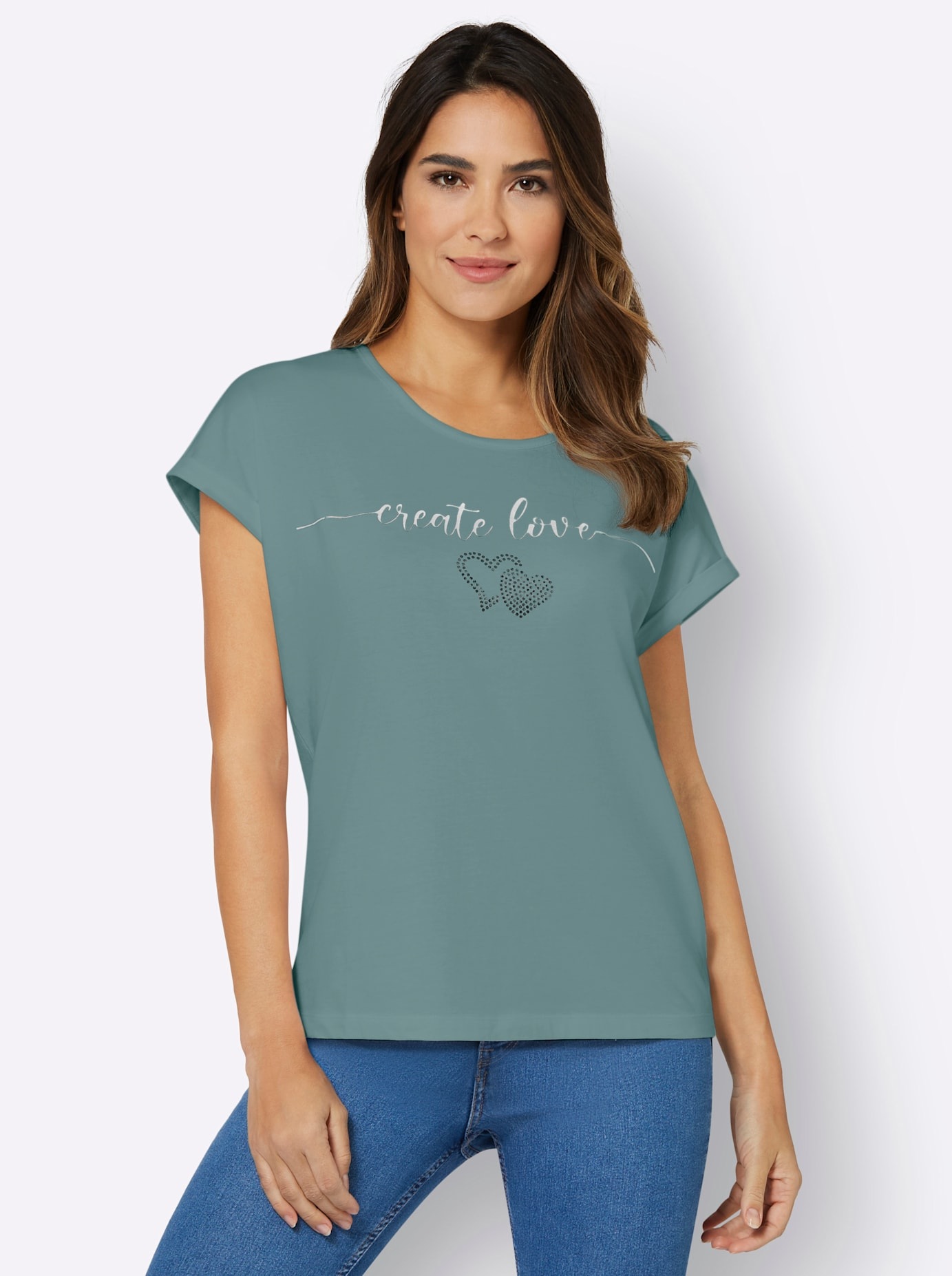 Classic Basics Rundhalsshirt "Rundhals-Shirt" 1 Stk. tlg. günstig online kaufen