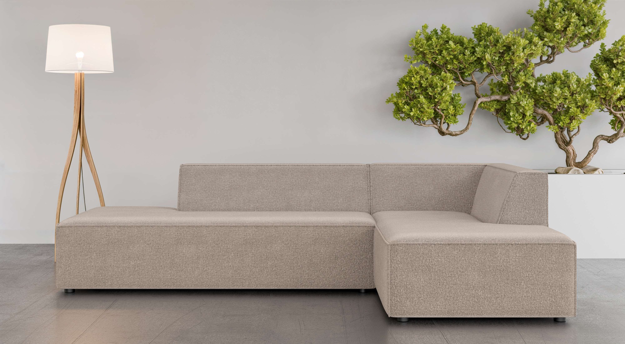 OTTO home Ecksofa "Ecksofa Cavan mit Ottomane links oder rechts bestellbar" günstig online kaufen