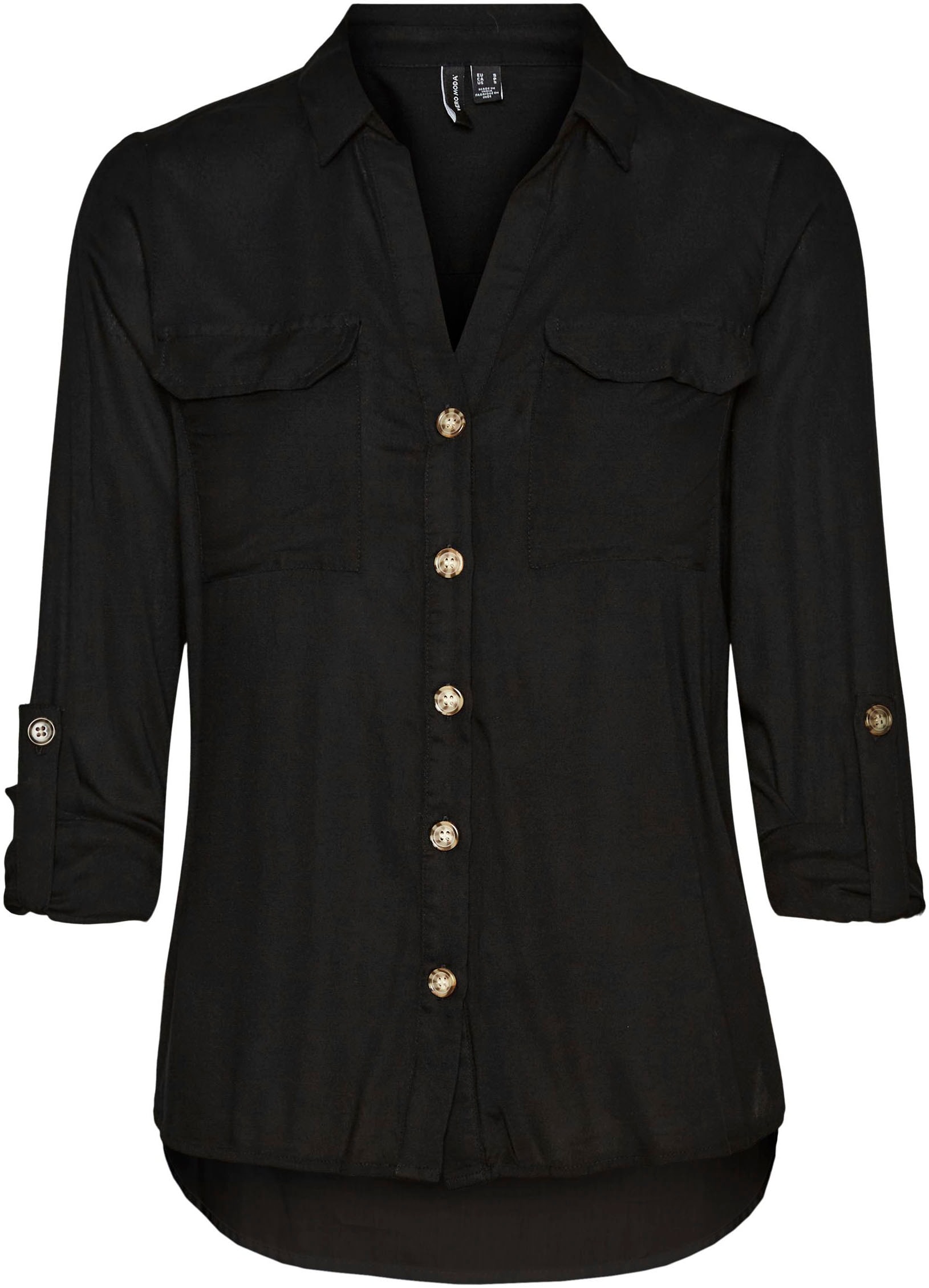 Vero Moda Hemdbluse SHIRT BAUR »VMBUMPY GA kaufen WVN NEW L/S NOOS« 