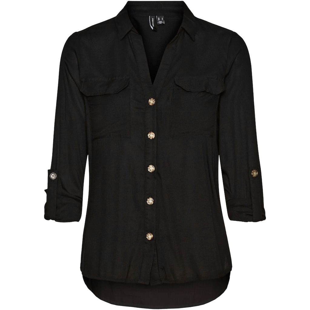 Vero Moda Hemdbluse »VMBUMPY L/S SHIRT NEW WVN GA NOOS«